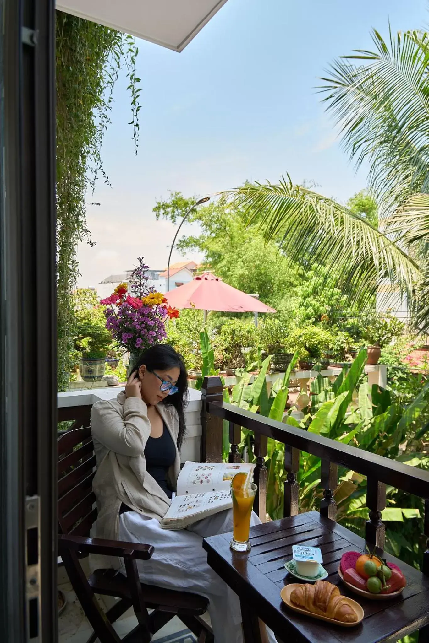 Balcony/Terrace, Restaurant/Places to Eat in Hoi An Discovery Villa