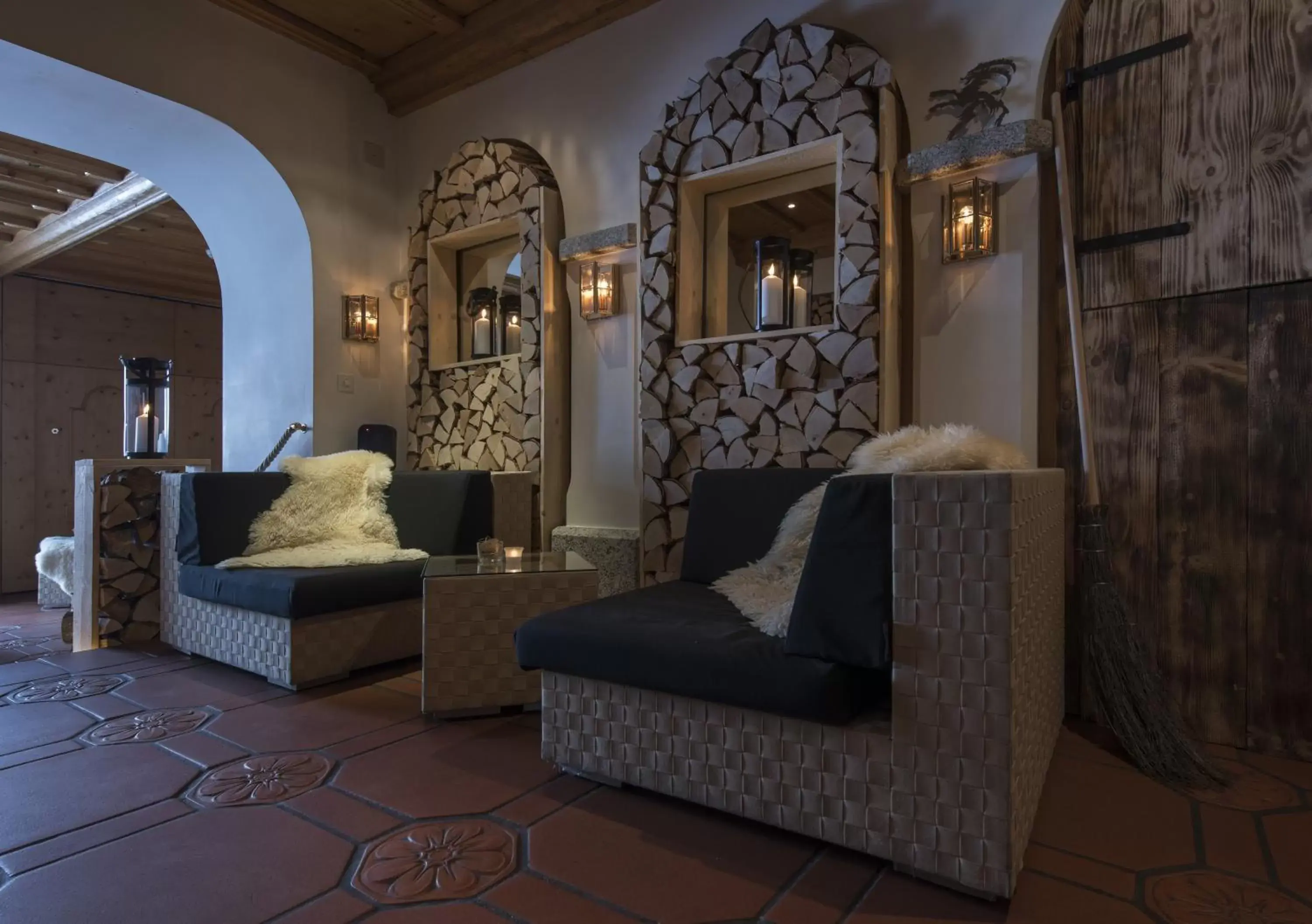 Lounge or bar, Seating Area in Hotel des Alpes