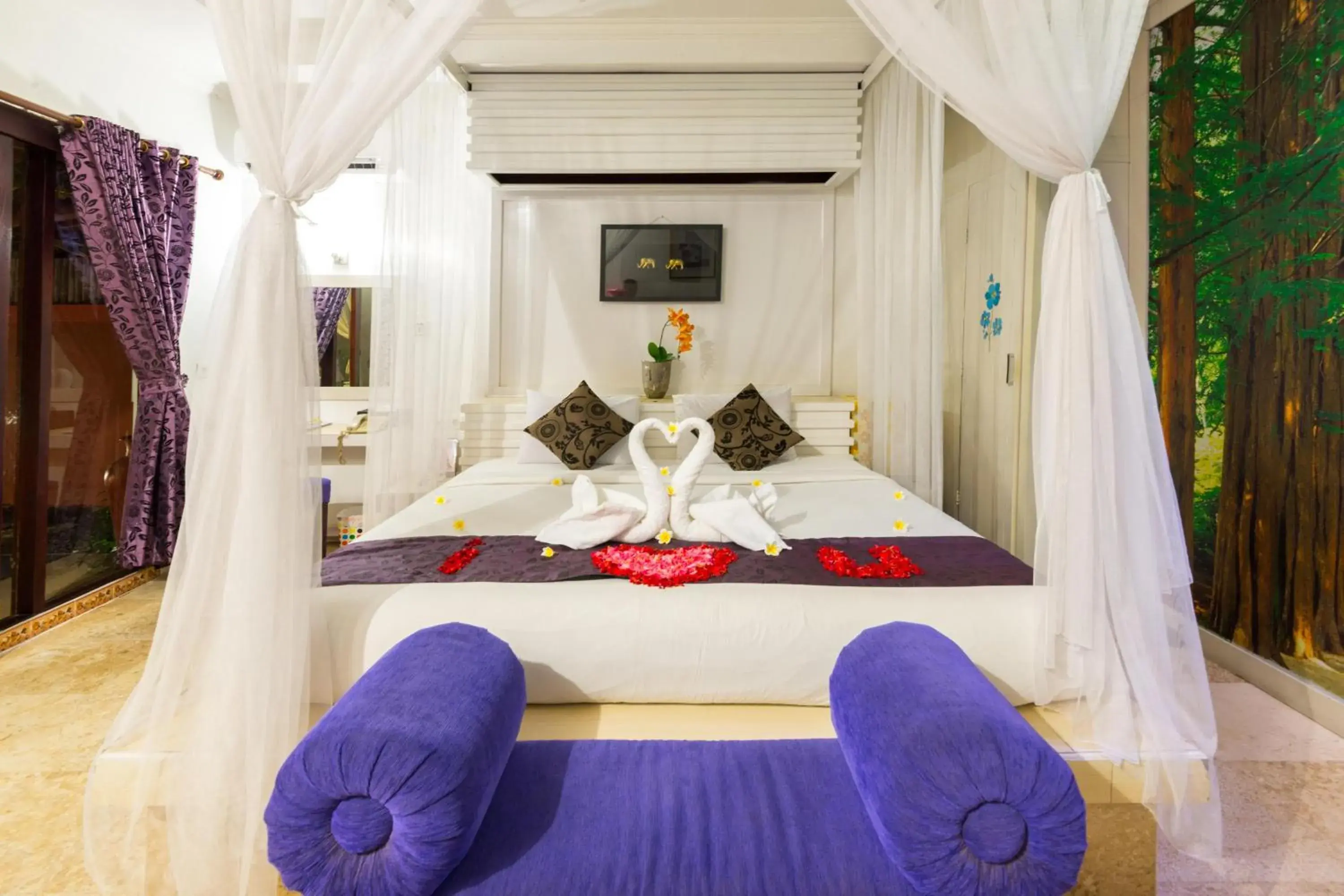 Bedroom, Bed in Lavender Villa & Spa