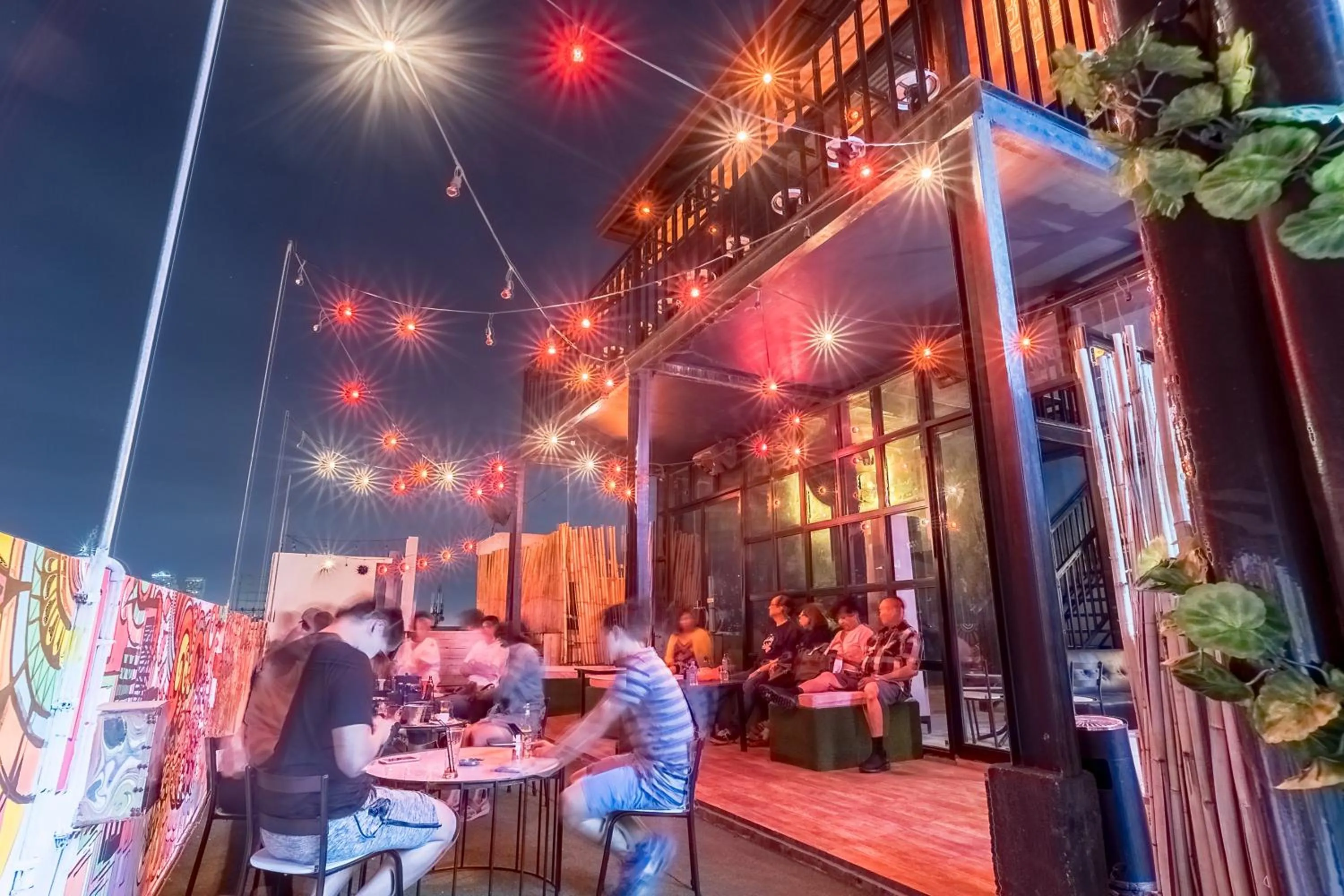 People in Heroes Hotel