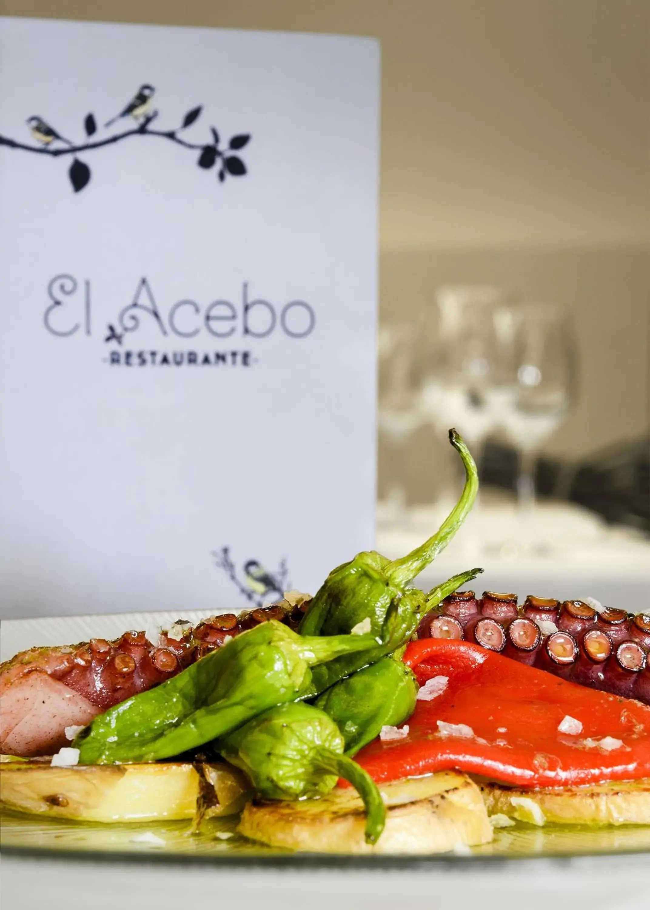 Food close-up in Hotel El Acebo