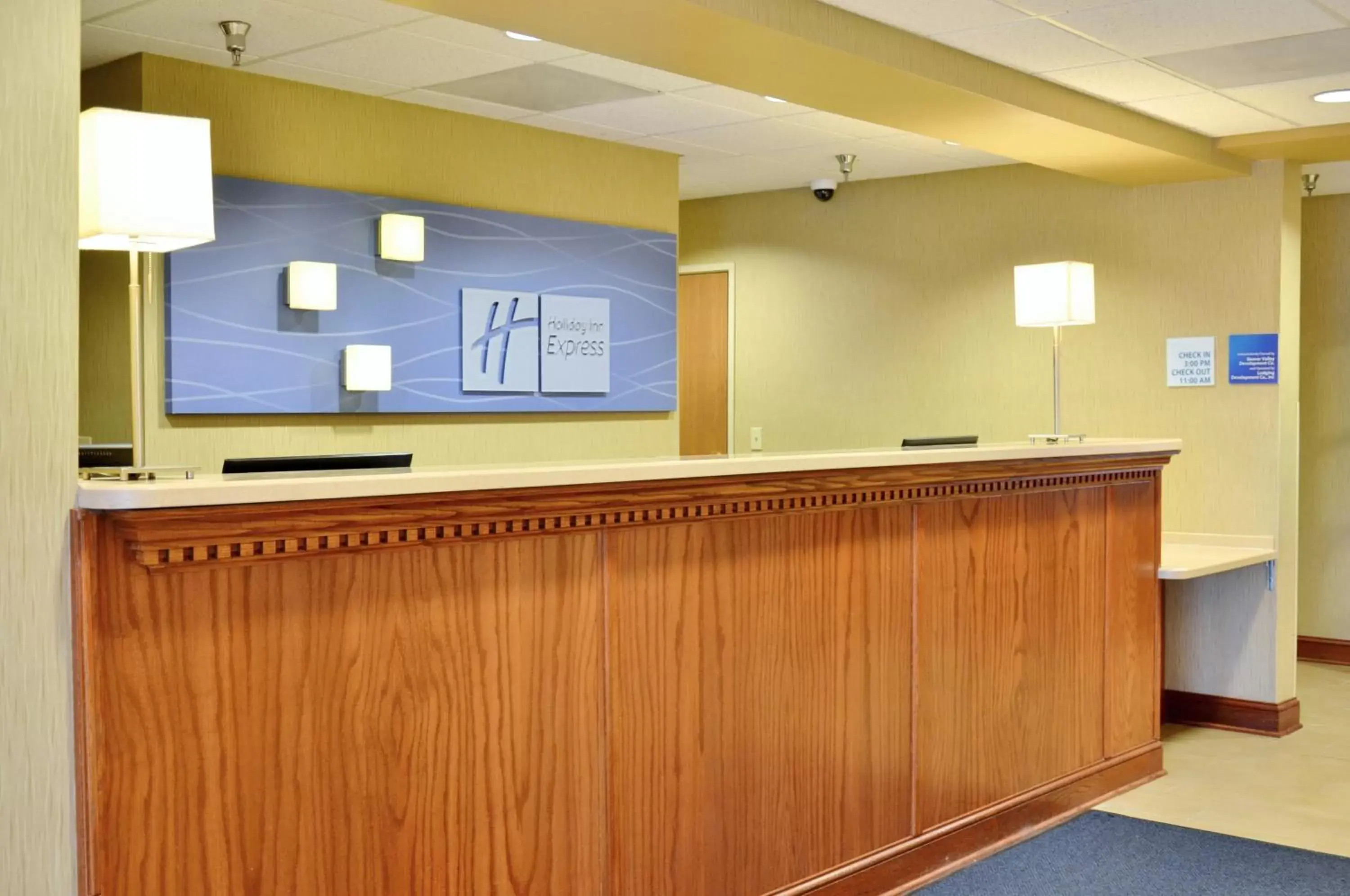 Property building, Lobby/Reception in Holiday Inn Express Hotel & Suites Center Township, an IHG Hotel