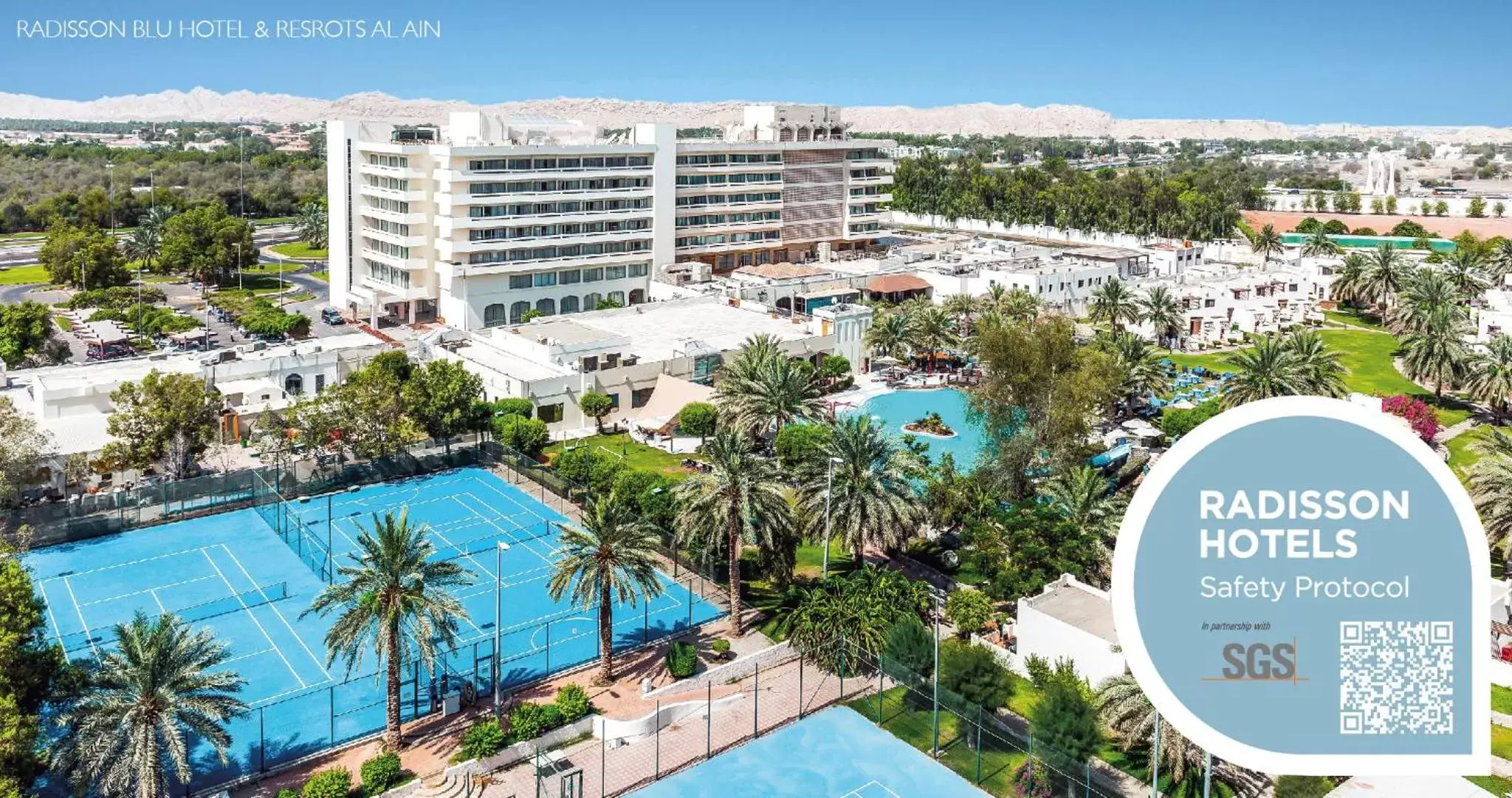 Property building, Pool View in Radisson Blu Hotel & Resort, Al Ain