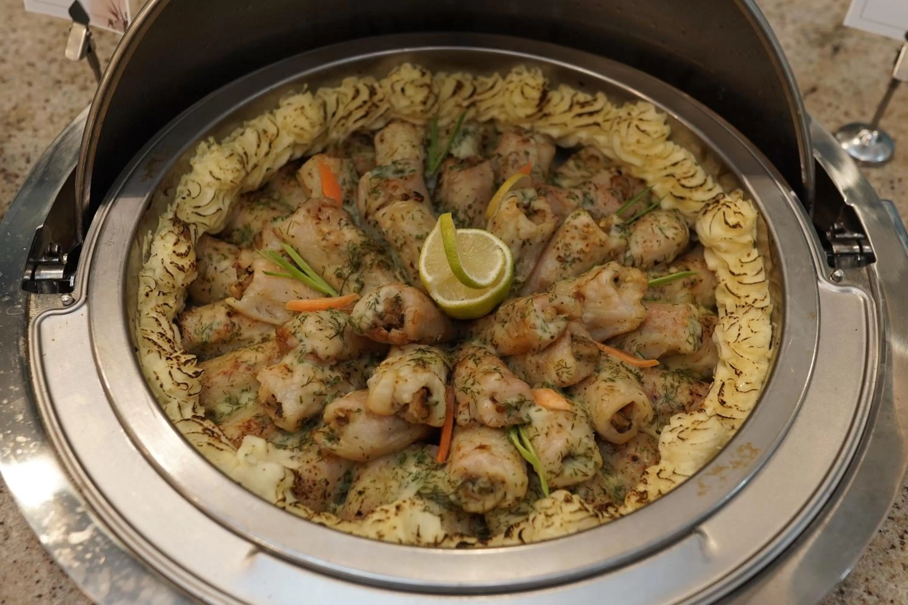 Food and drinks in The Grand Plaza Hotel Smouha