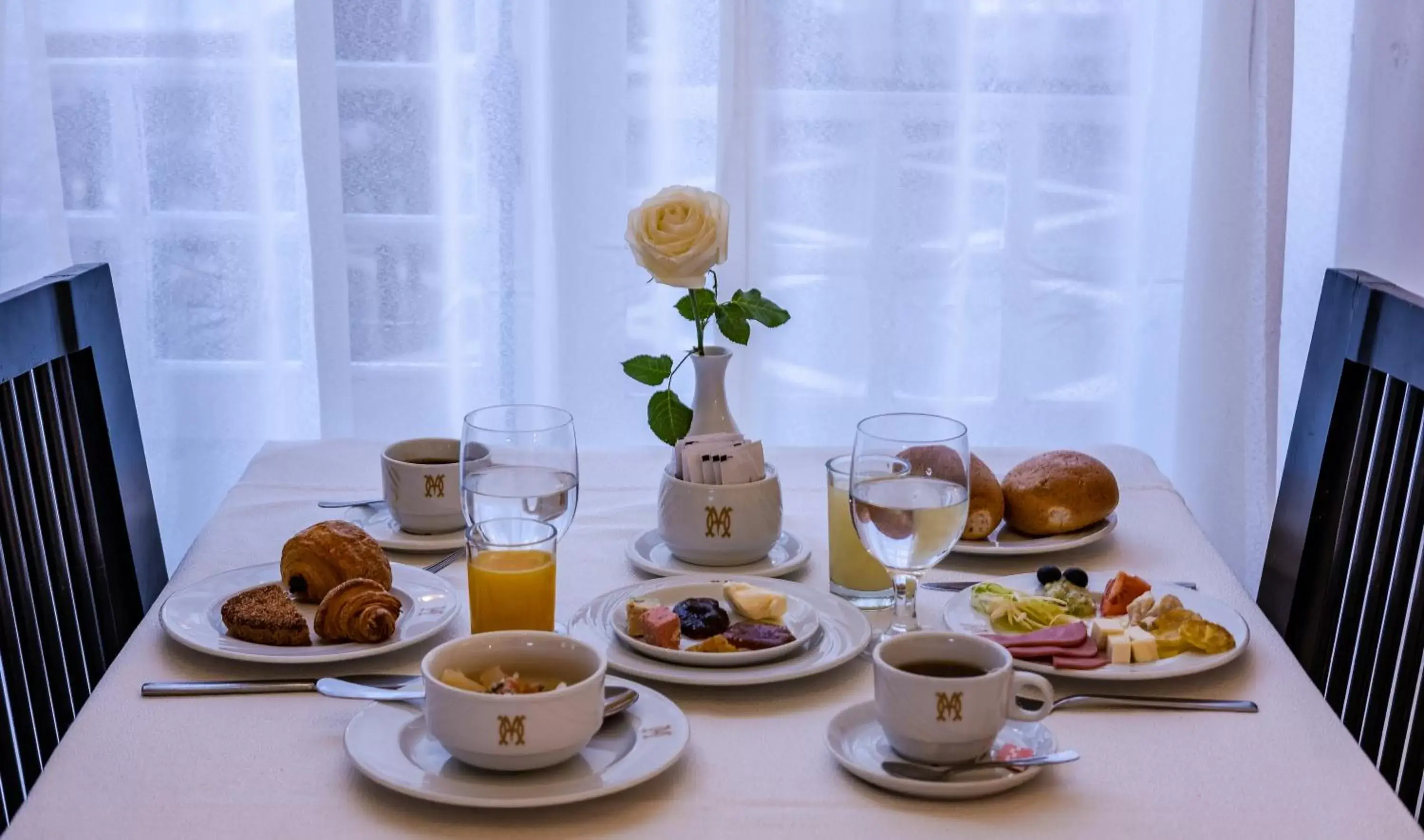 Buffet breakfast in Majestic Hotel Buffet breakfast in Majestic Hotel