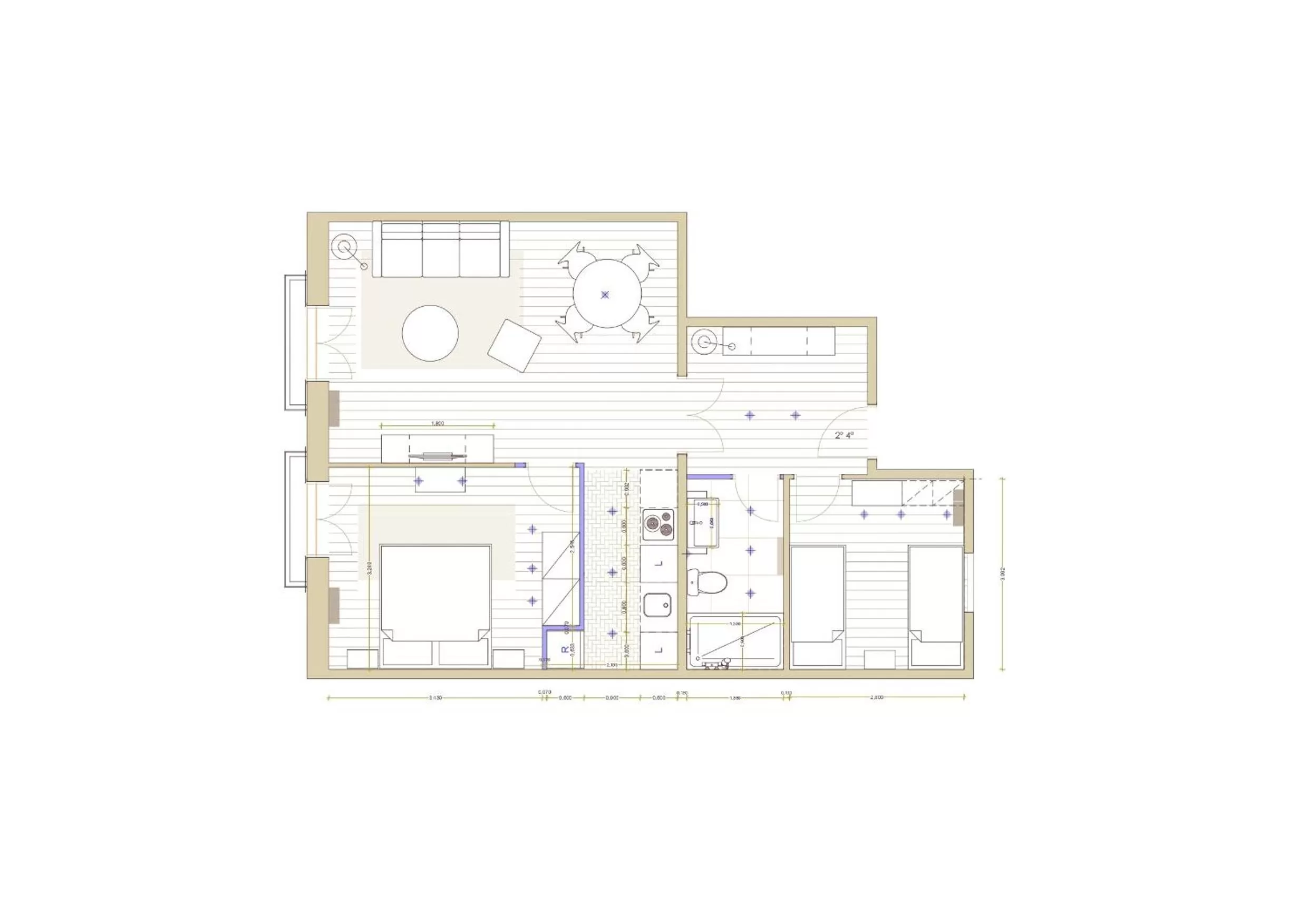 Floor plan in Weflating City Center