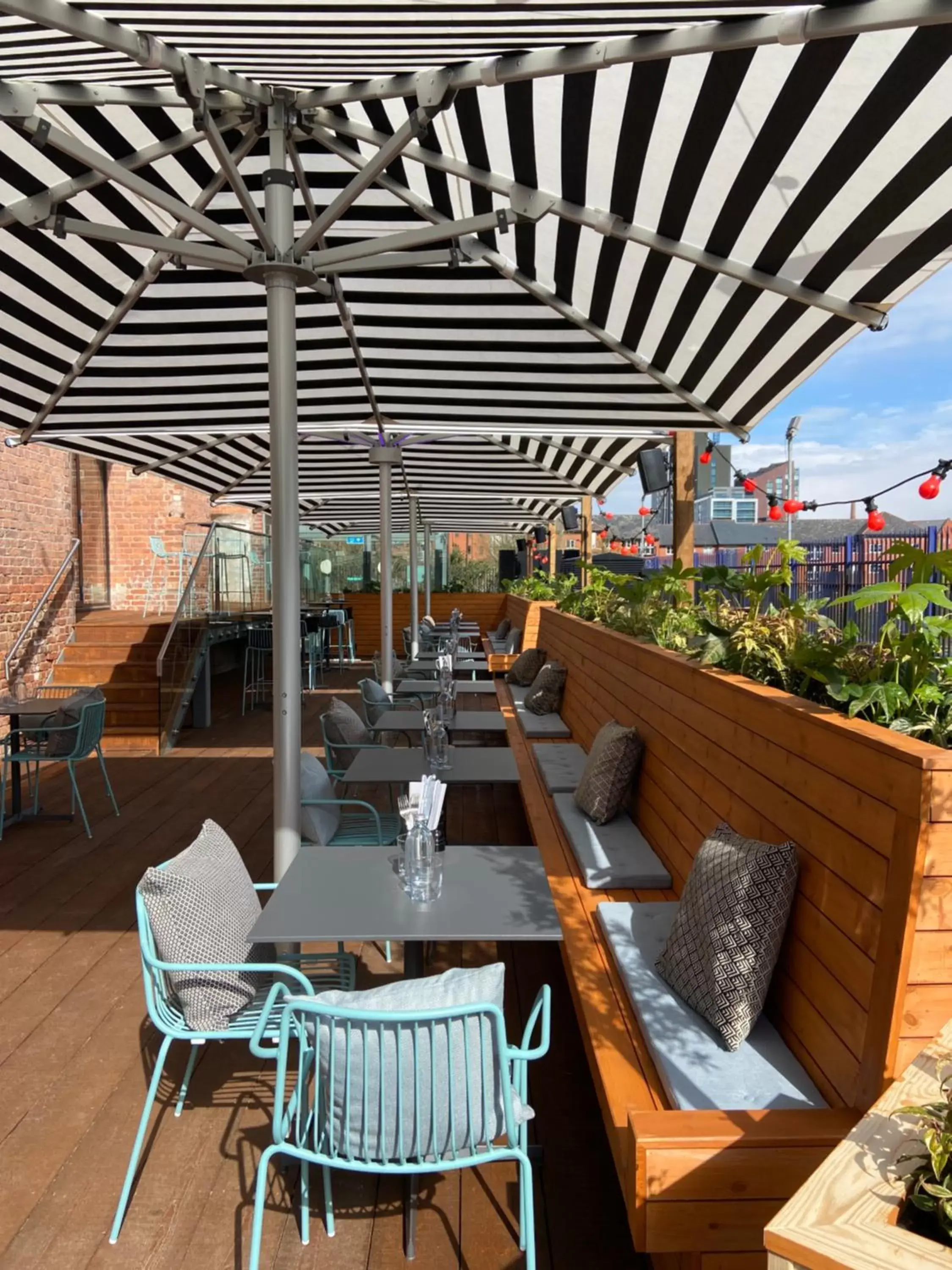 Balcony/Terrace, Restaurant/Places to Eat in Native Manchester