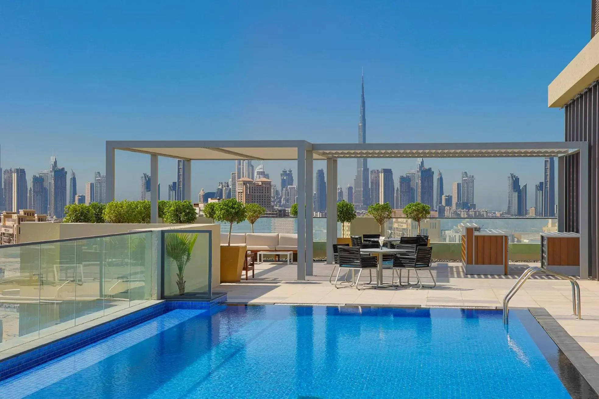 Pool view, Swimming Pool in Element Al Jaddaf, Dubai