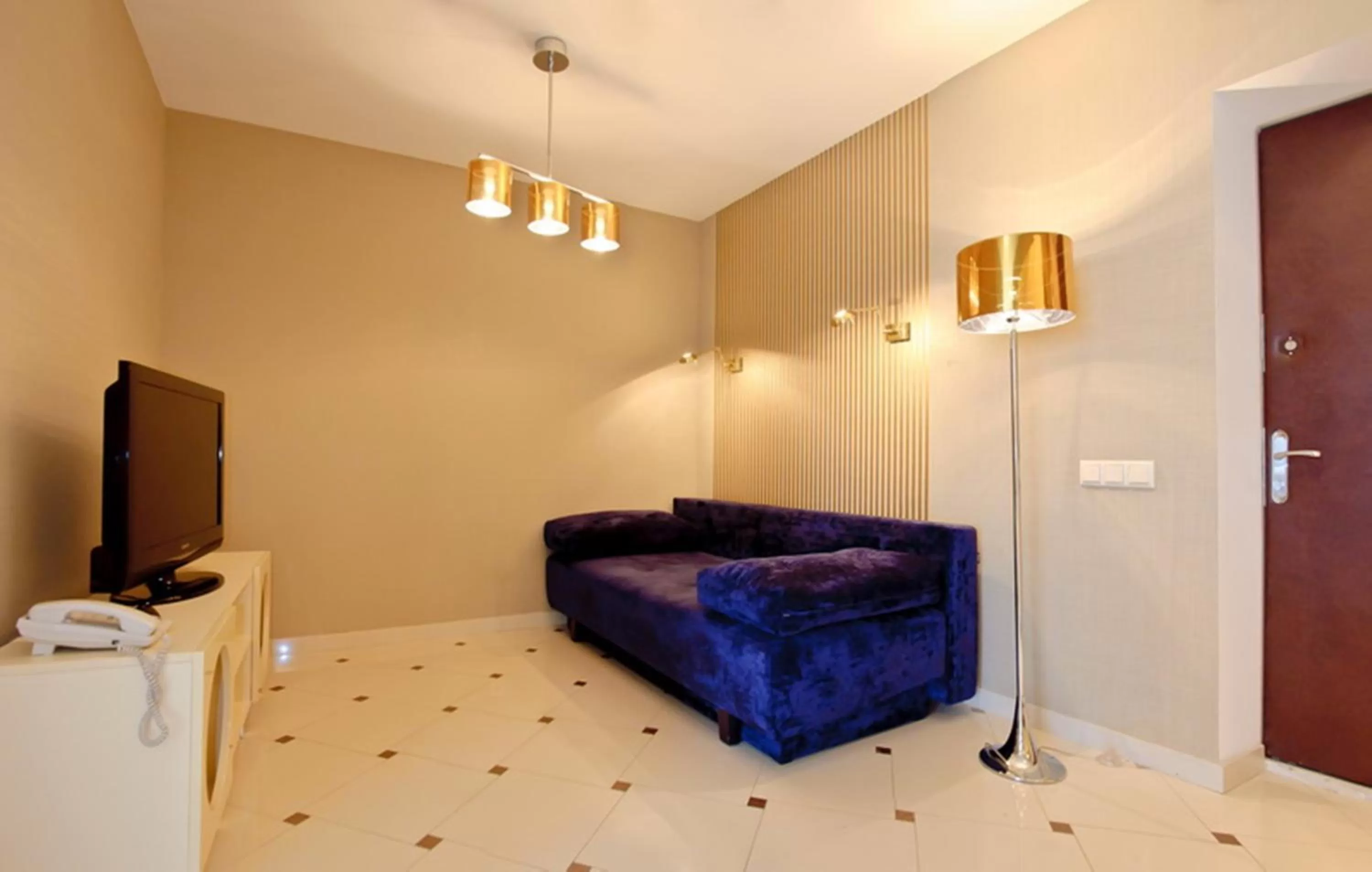 Living room, Bed in Partner Guest House