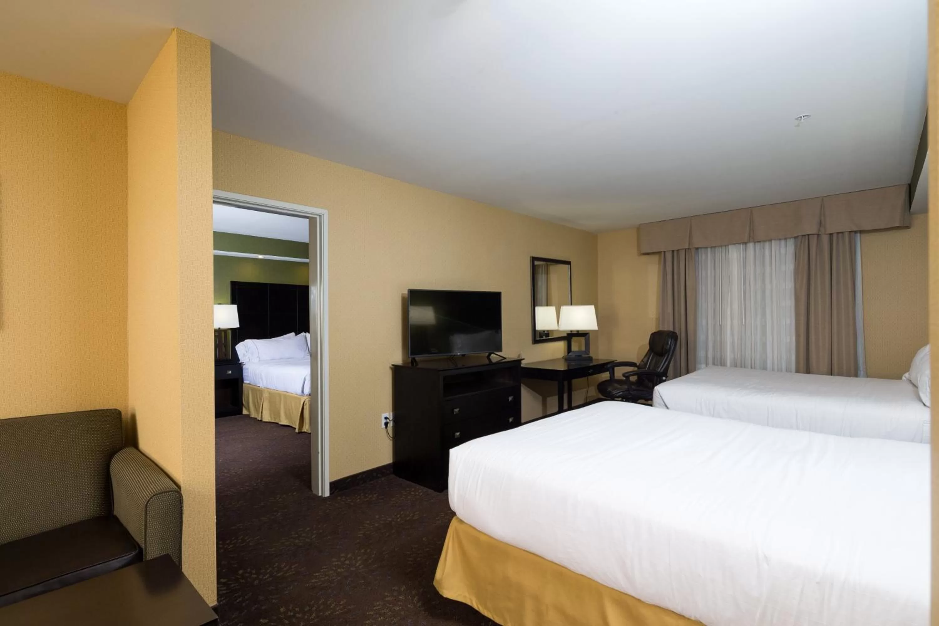 Photo of the whole room, Bed in Holiday Inn Express and Suites Detroit North-Troy by IHG