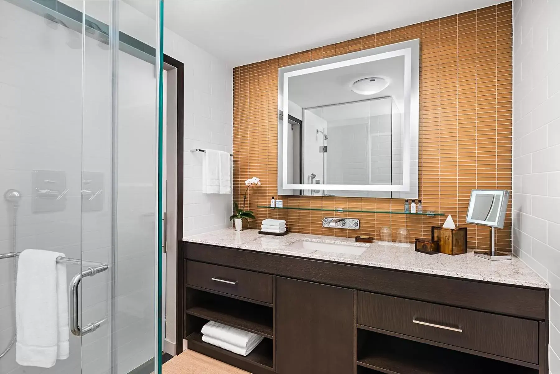 Bathroom in Hotel X Toronto by Library Hotel Collection