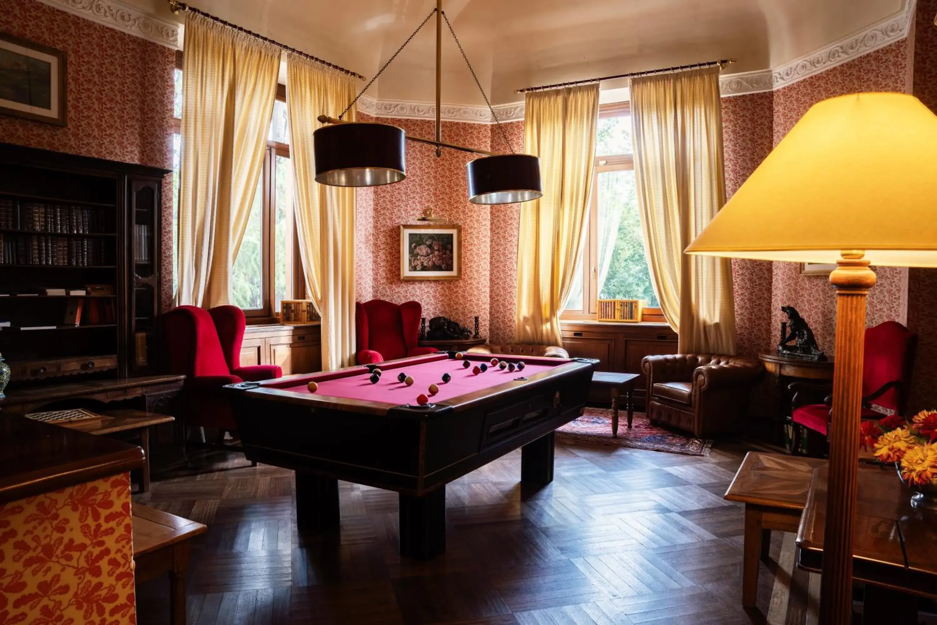 Billiards in Relais Villa Pomela