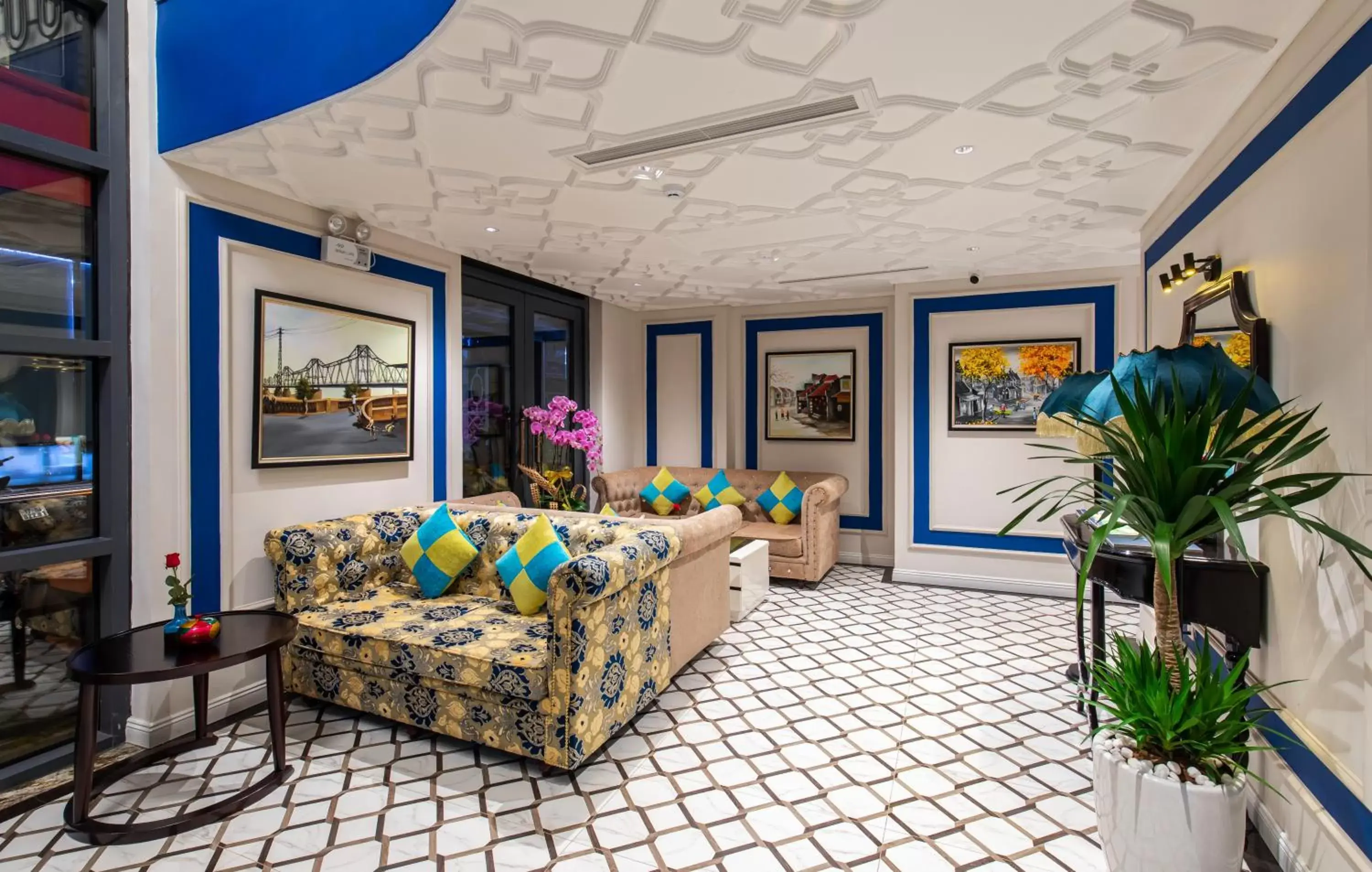 Lobby or reception in Hanoi Calista Hotel & Spa Lobby or reception in Hanoi Calista Hotel & Spa