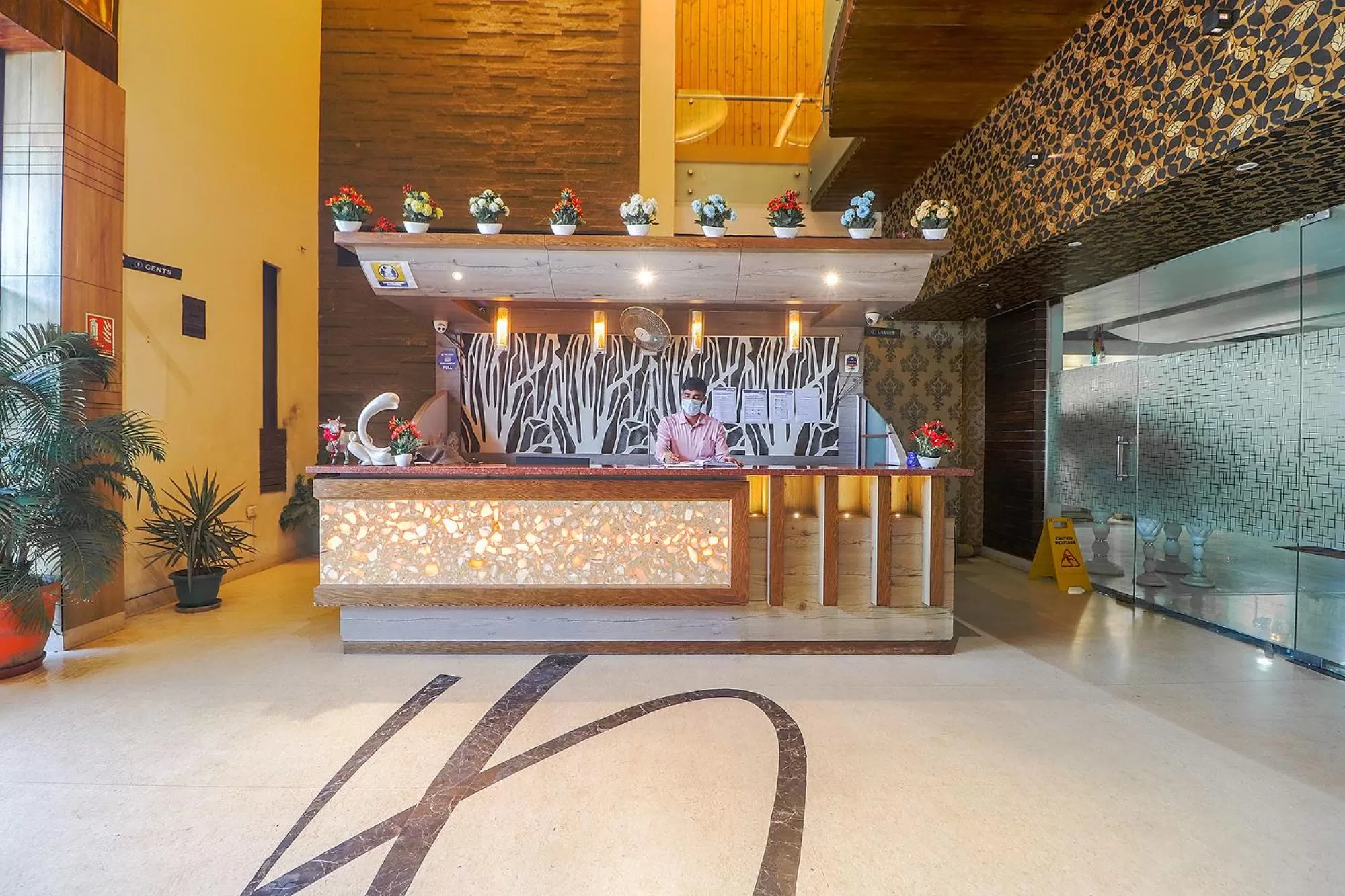 Lobby or reception in FabHotel Prime Z Grand