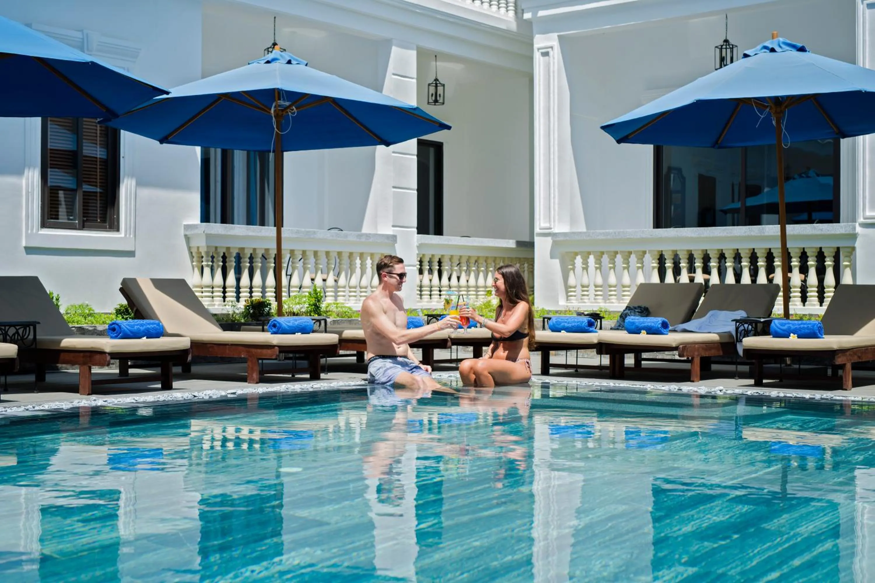 Swimming pool in Hoi An Rosemary Boutique Hotel & Spa - A Peaceful Retreat
