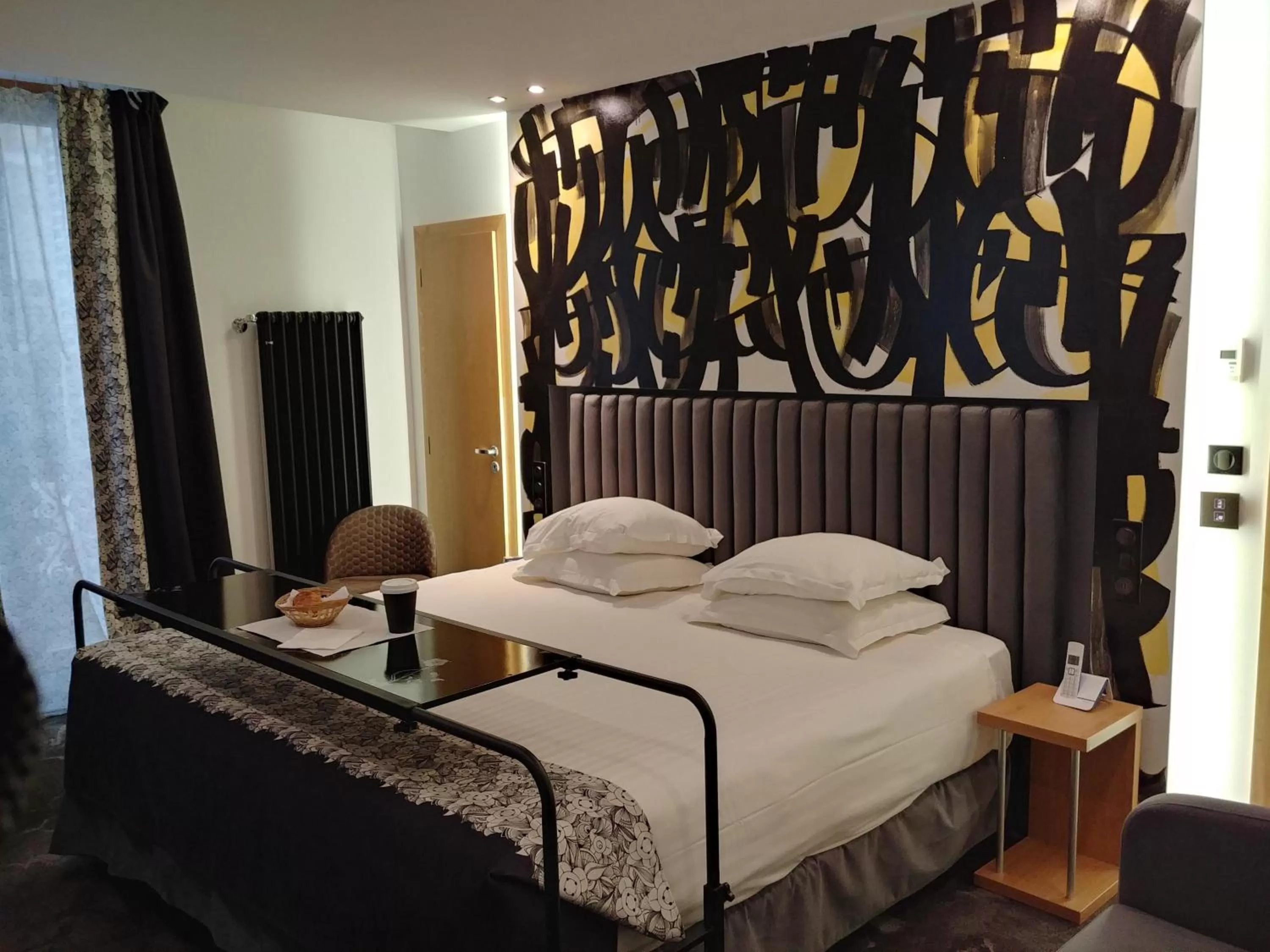 Decorative detail, Bed in Hotel Aida Opera