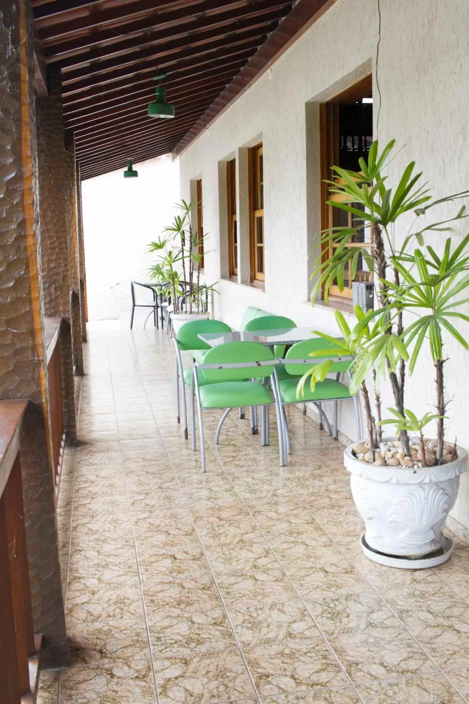 Patio in Pousada Lagoa