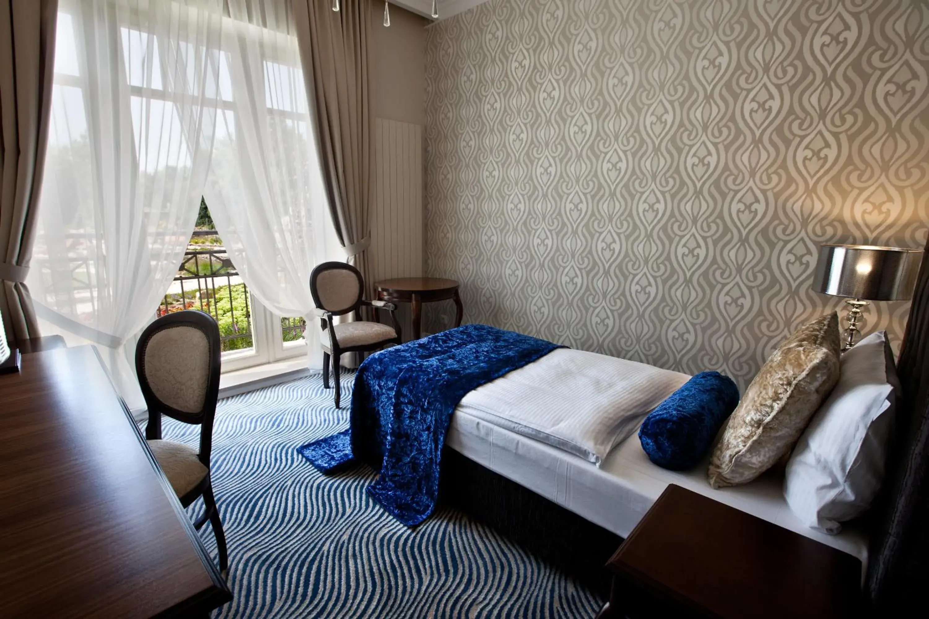 Single Room with Garden View in Rezydencja Luxury Hotel Bytom Piekary Śląskie