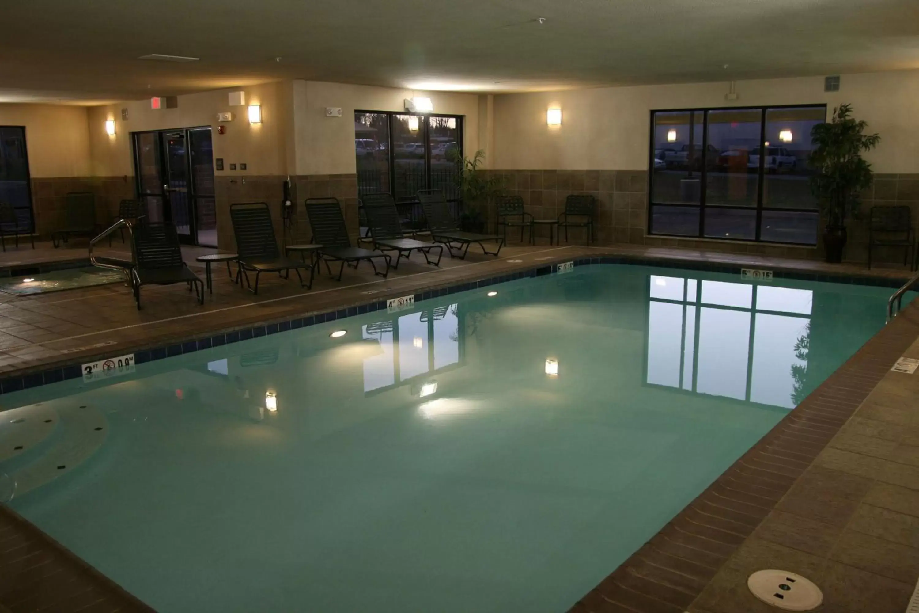 Pool view, Swimming Pool in Hampton Inn & Suites New Castle, PA