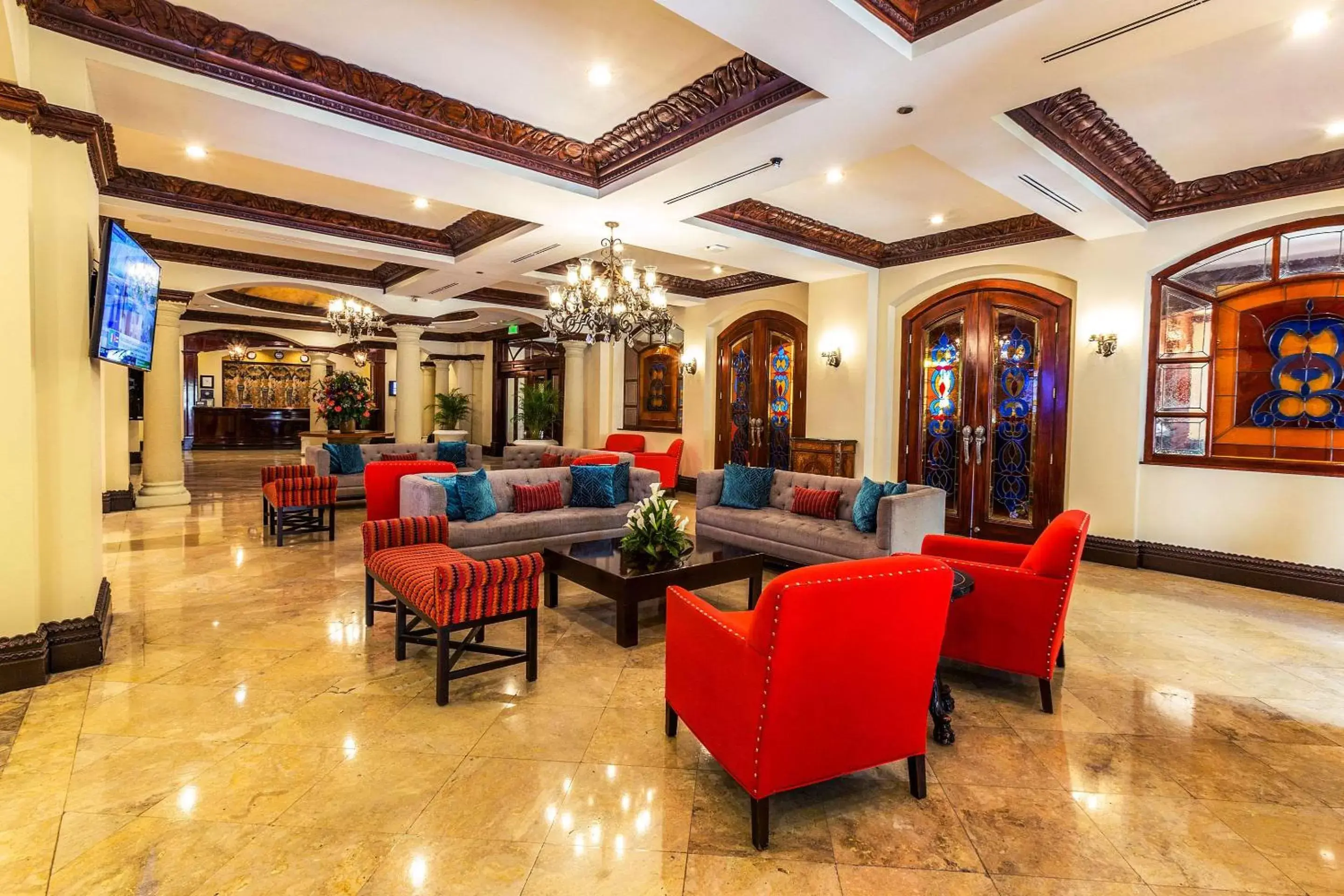 Lobby or reception in Clarion Hotel Real Tegucigalpa