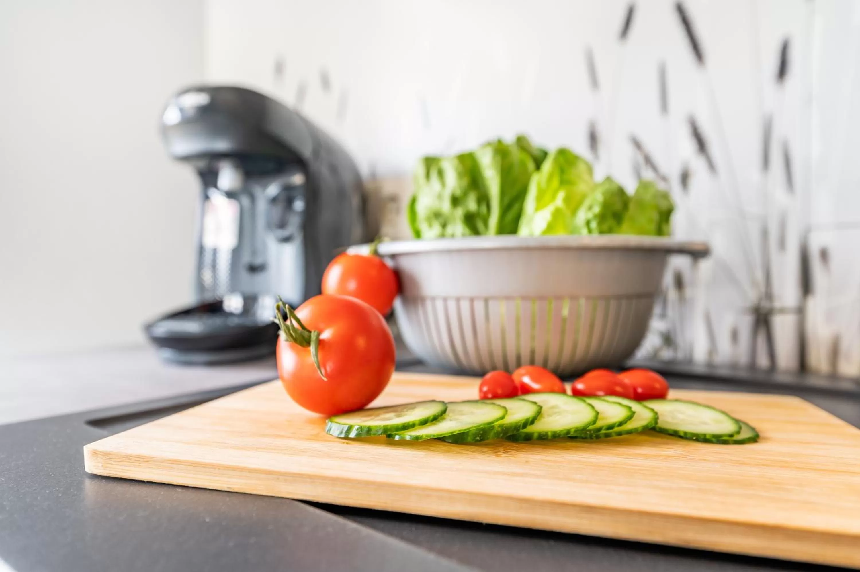Kitchen or kitchenette in Haus Ferienglück Sauna im Haus