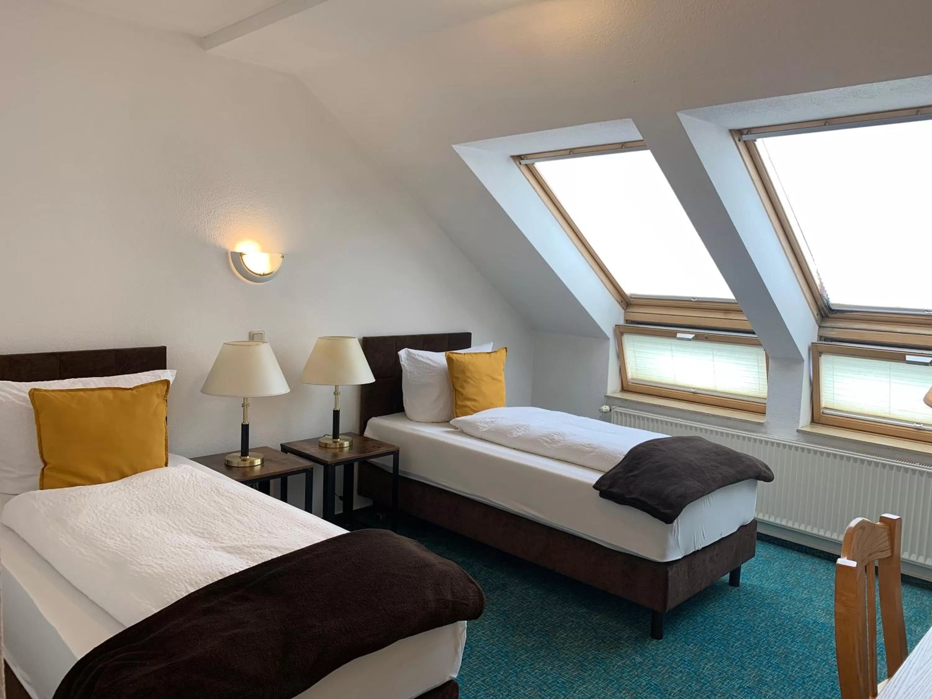 Bedroom, Bed in Hotel Rosengarten