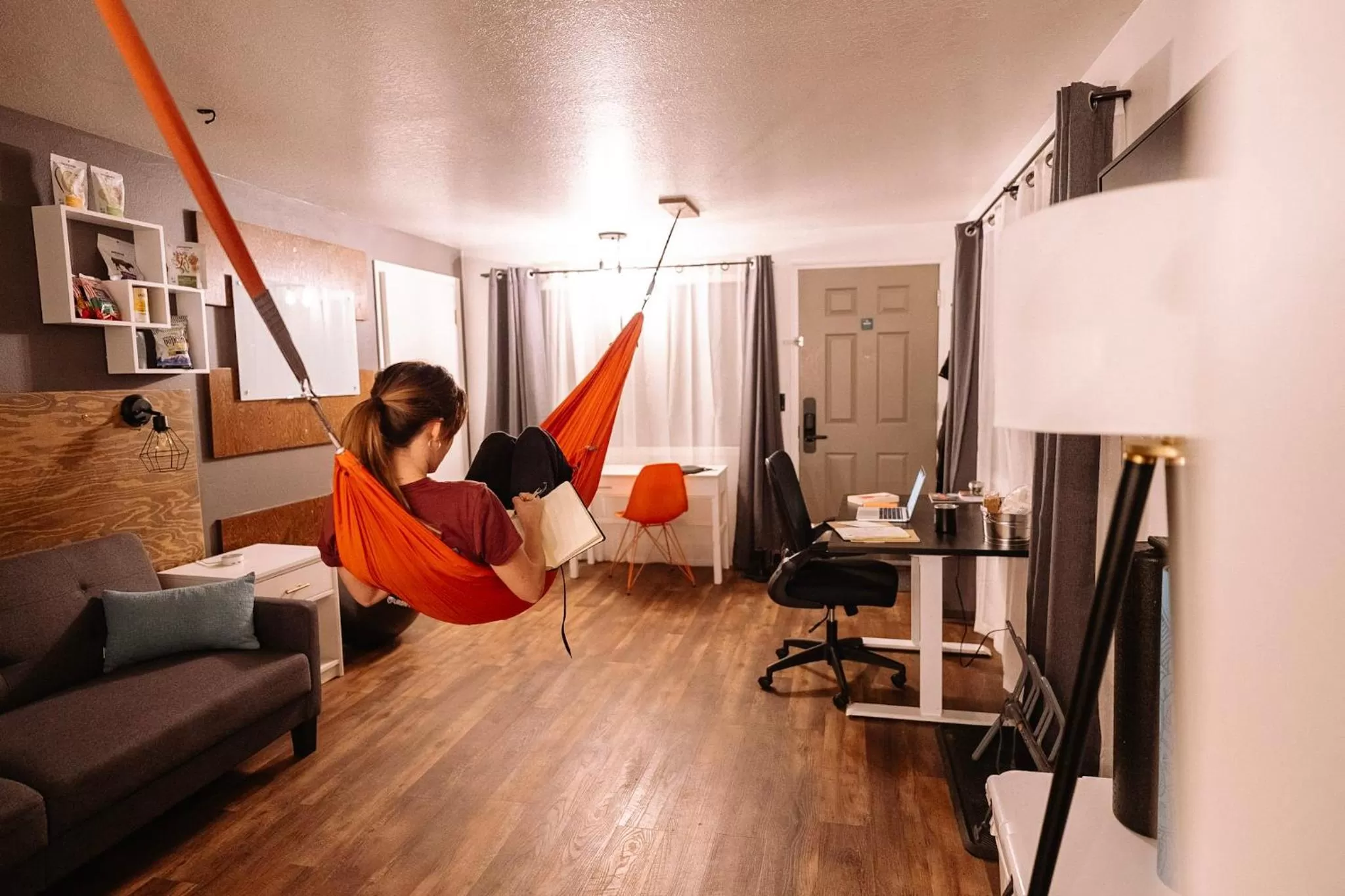 Seating area in LOGE Bend