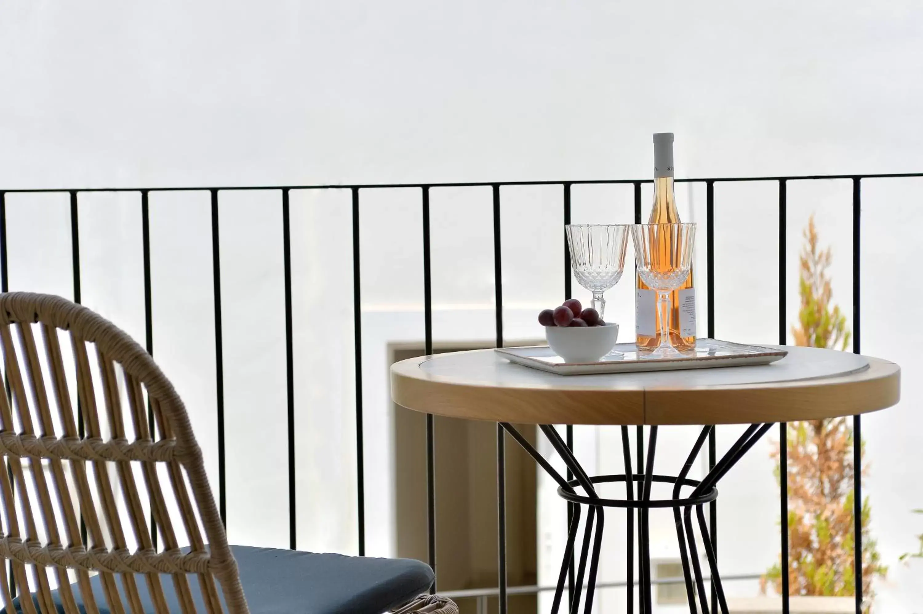 Balcony/Terrace in Aktaion Beach Boutique Hotel & Spa