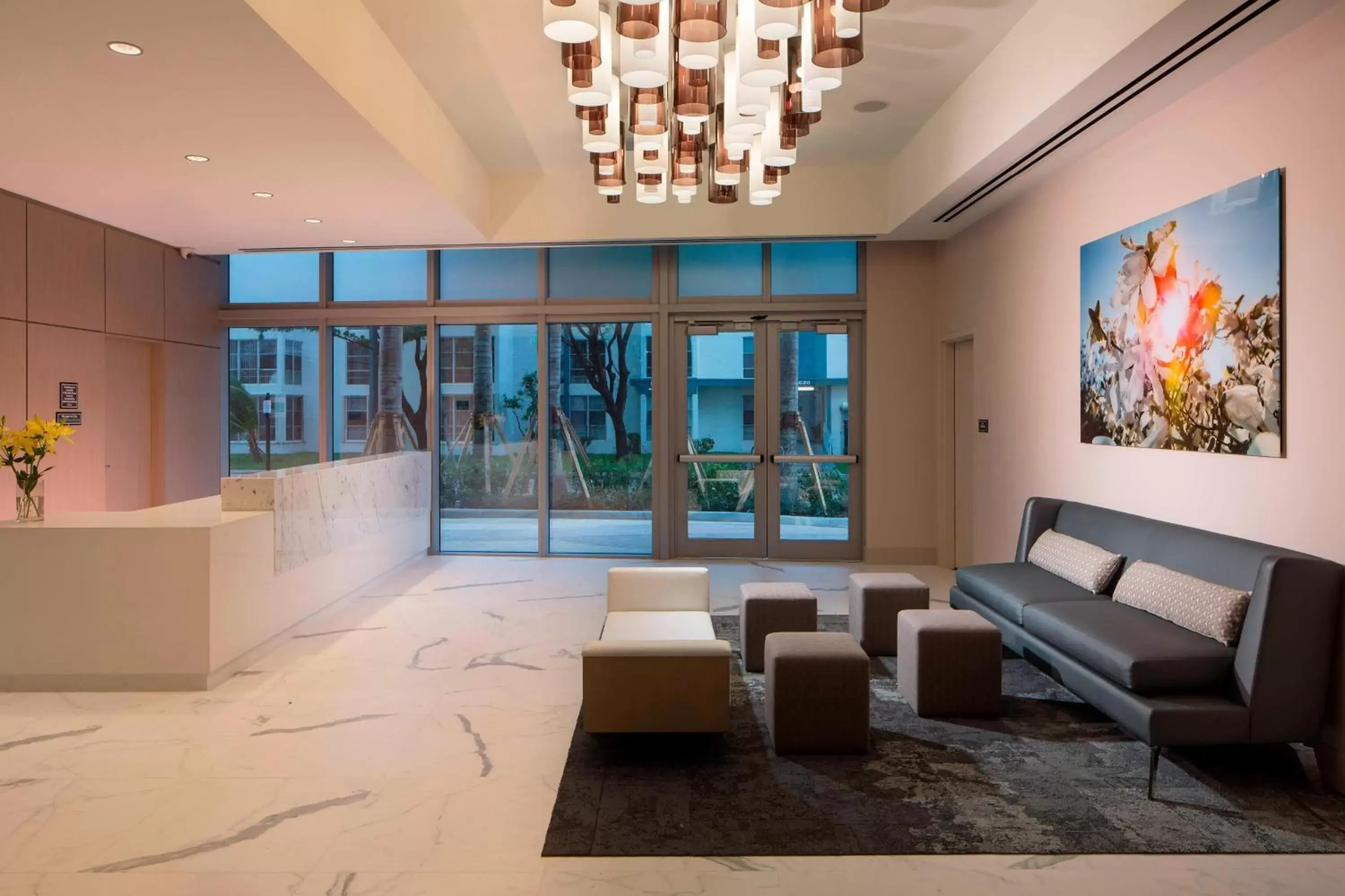 Lobby or reception, Seating Area in Residence Inn Miami Sunny Isles Beach