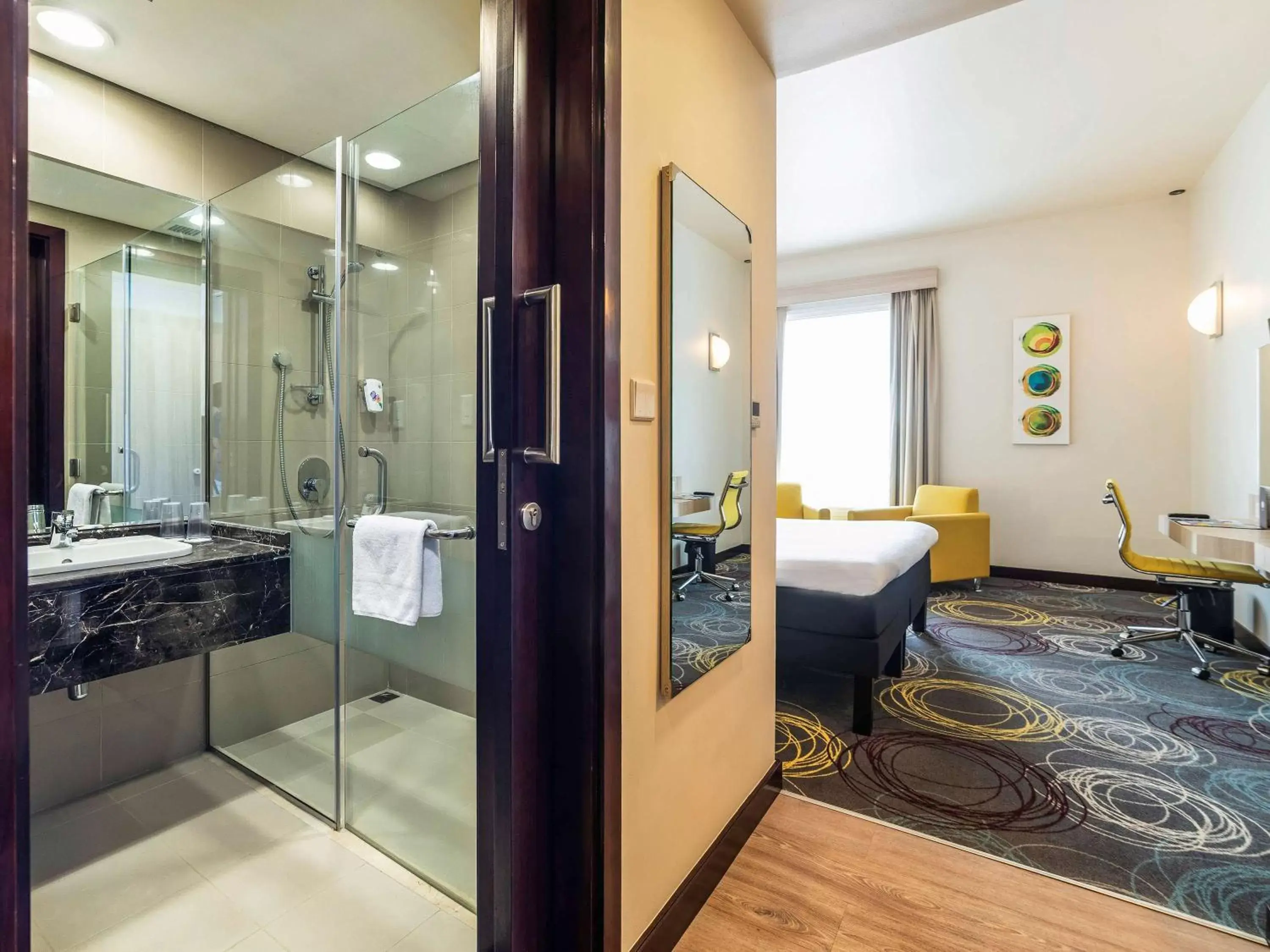 Photo of the whole room, Bathroom in Ibis Styles Dragon Mart Dubai