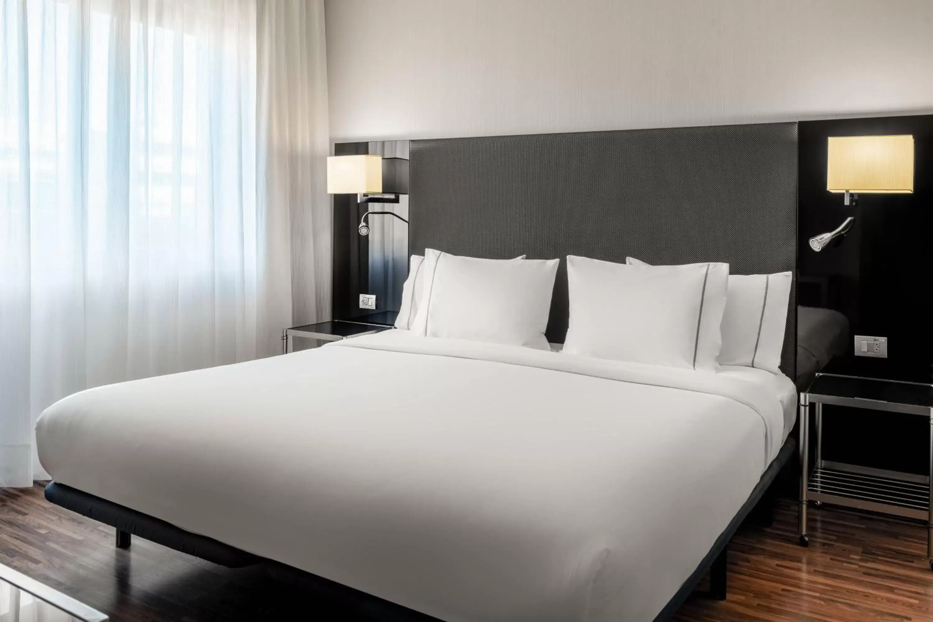 Bedroom, Bed in AC Hotel Madrid Feria by Marriott