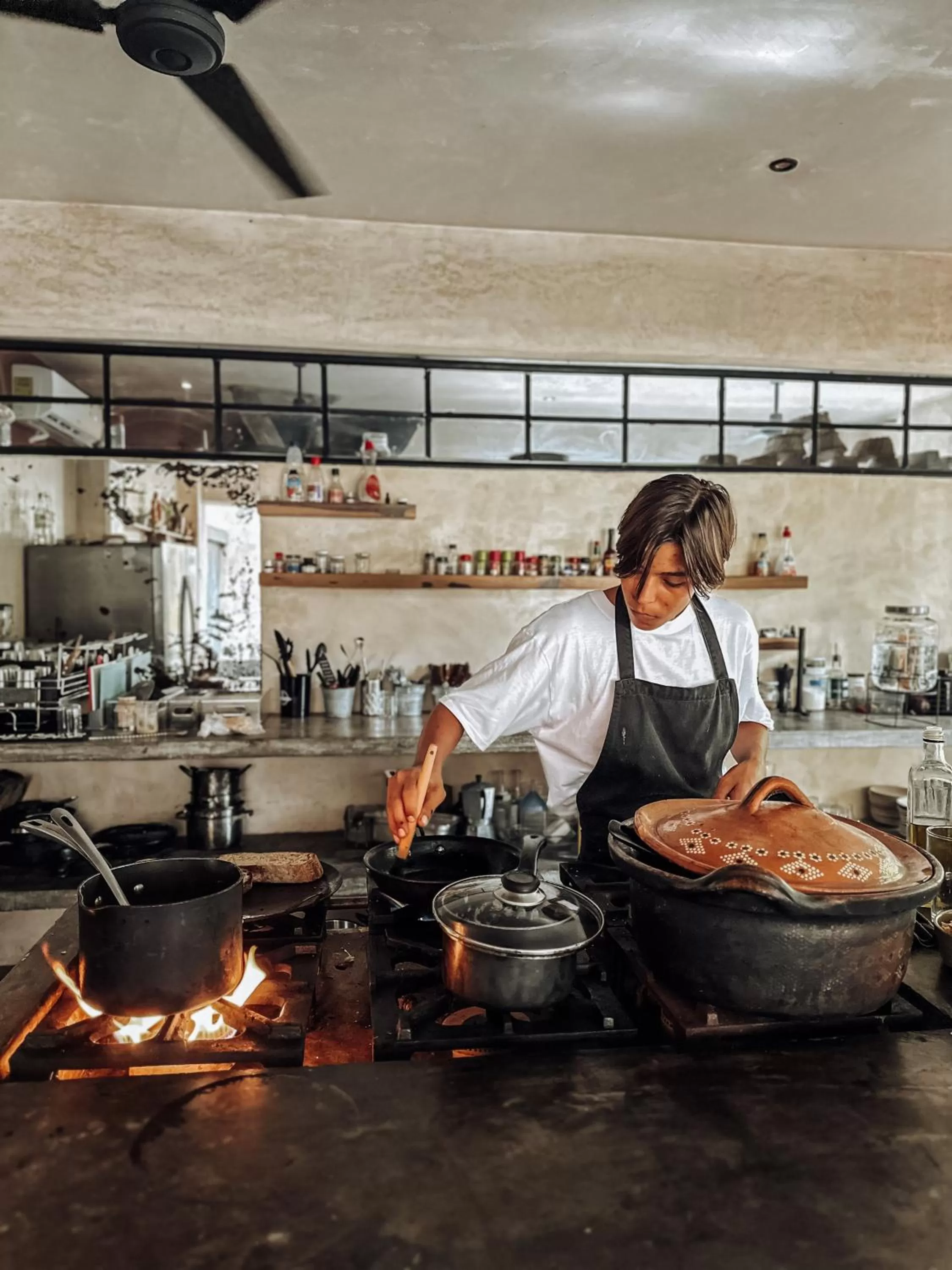 Communal kitchen in Botånica Tulum