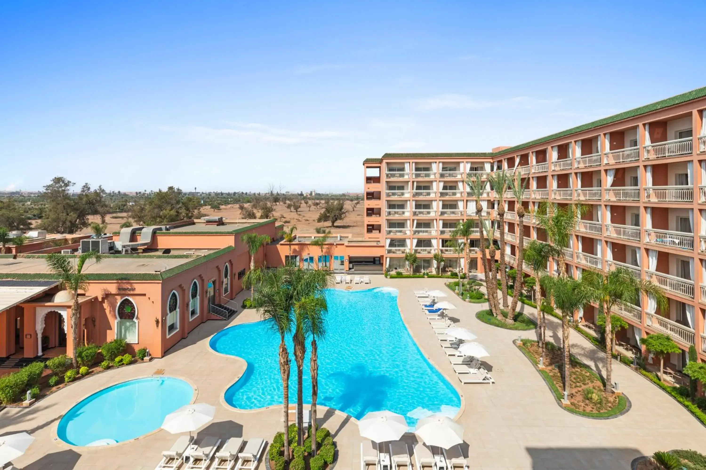 Swimming pool, Pool View in Savoy Le Grand Hotel Marrakech