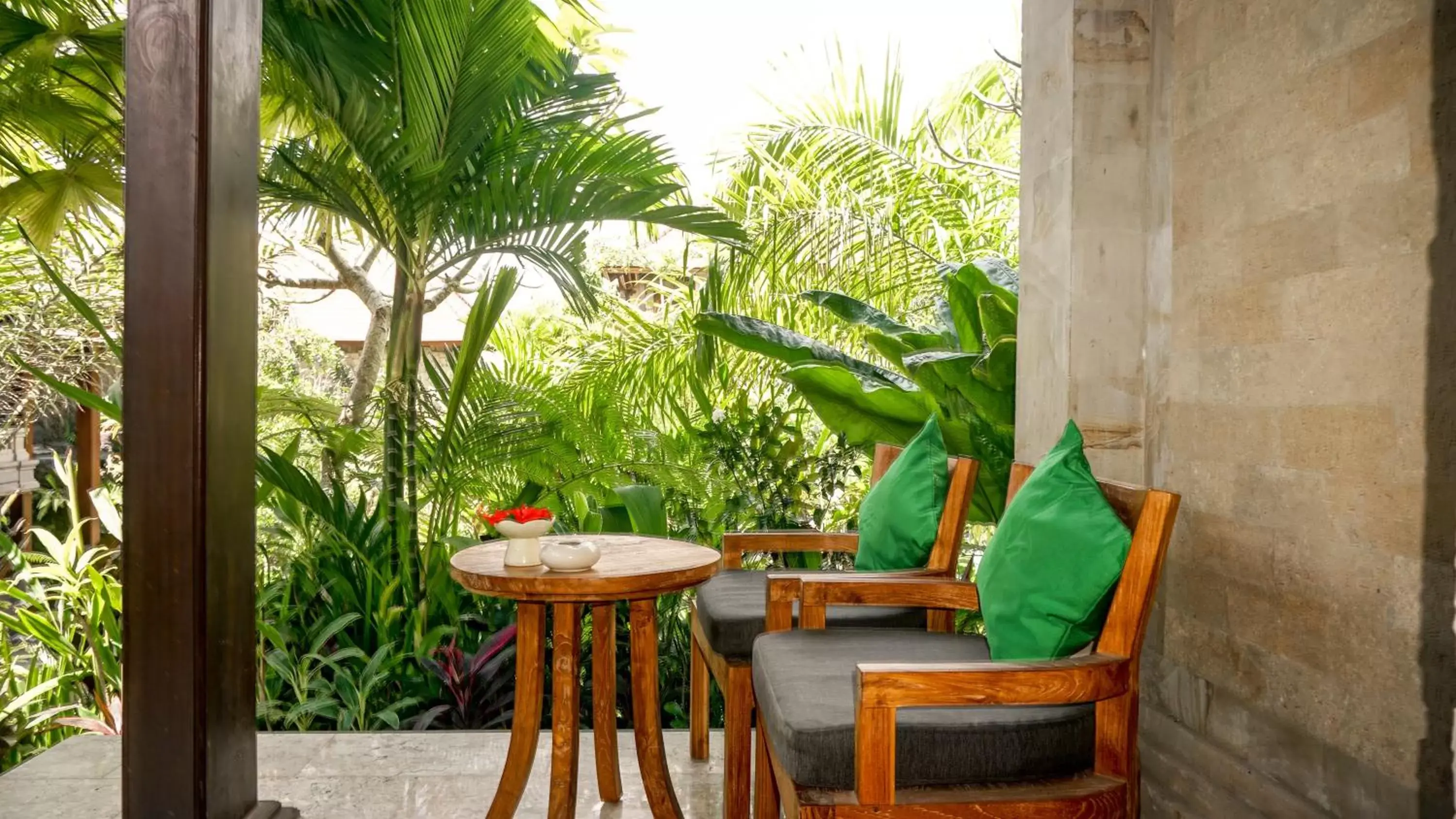 Seating area in Sakti Garden Resort & Spa