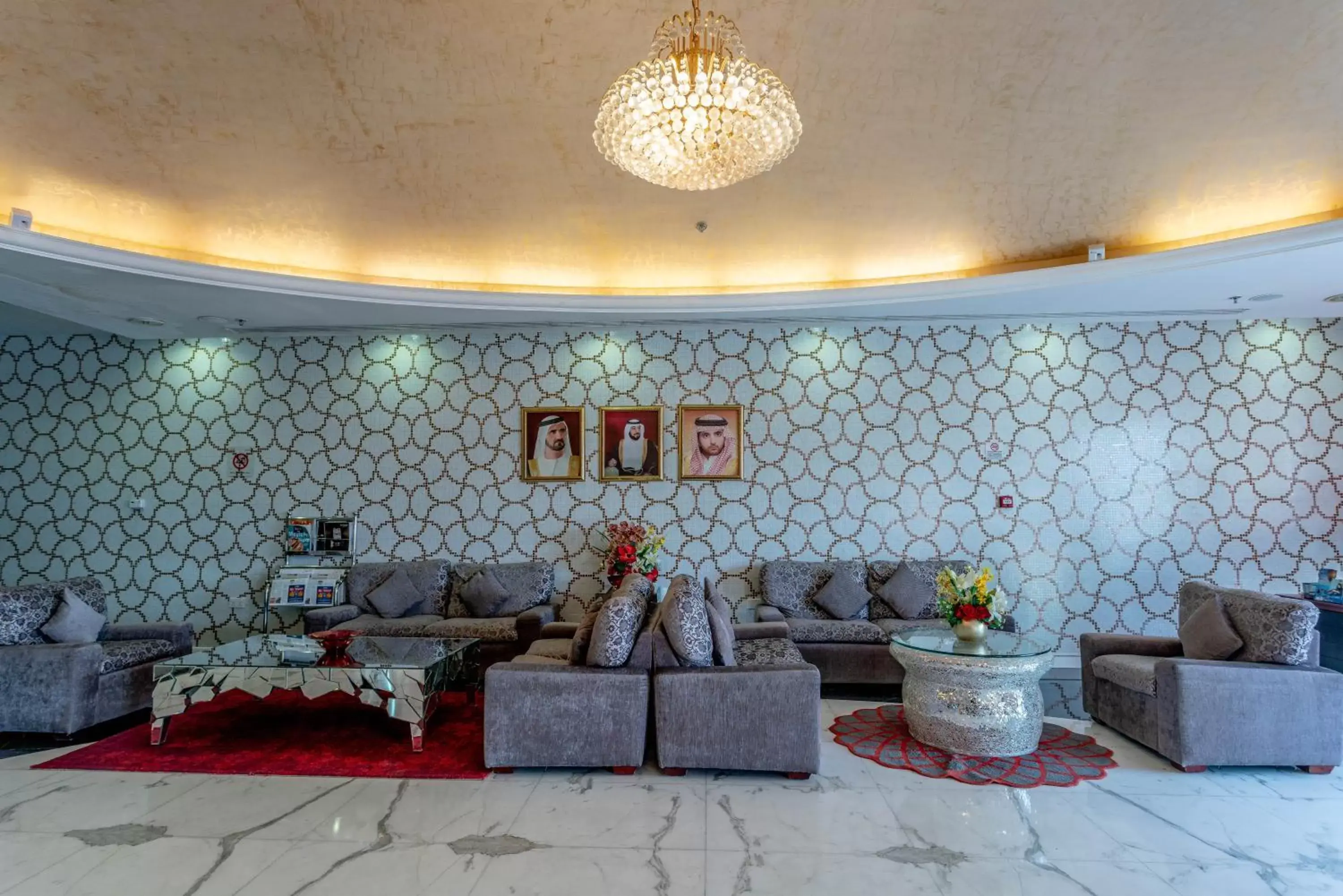 Lobby or reception in Auris Boutique Hotel Apartments - AlBarsha