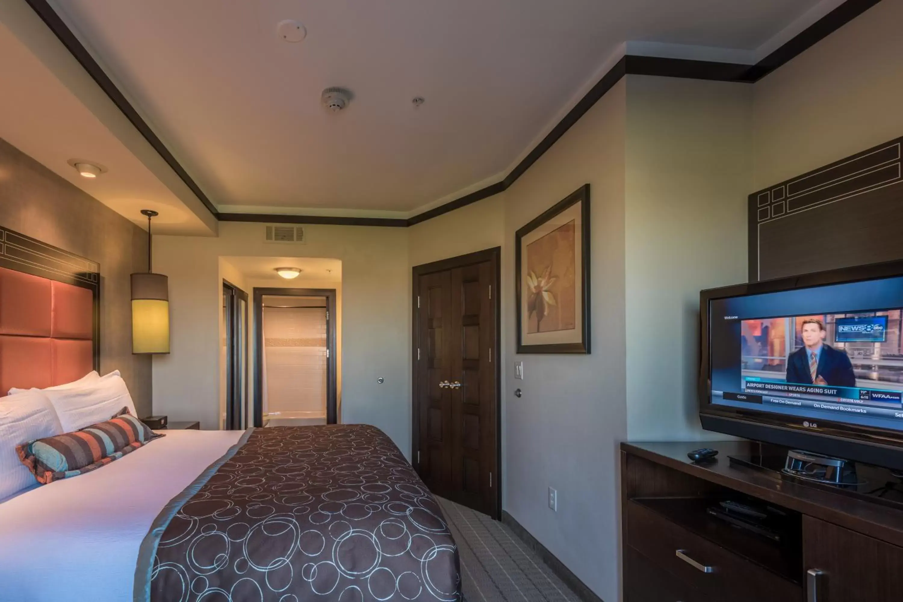 Photo of the whole room, Bed in Staybridge Suites DFW Airport North, an IHG Hotel