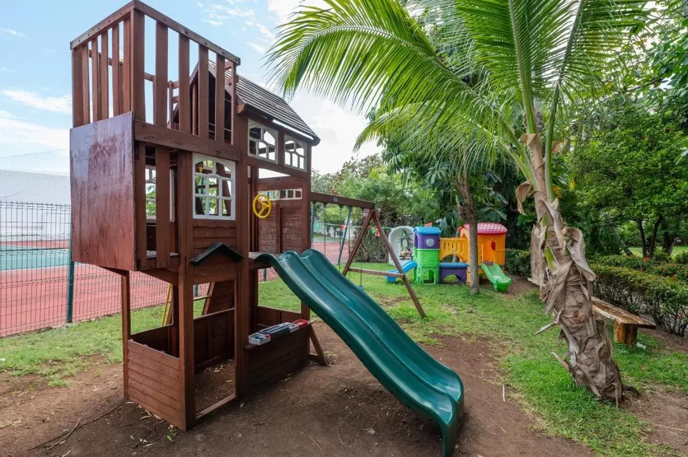 Children play ground, Children's Play Area in Hotel Dos Playas Faranda Cancún