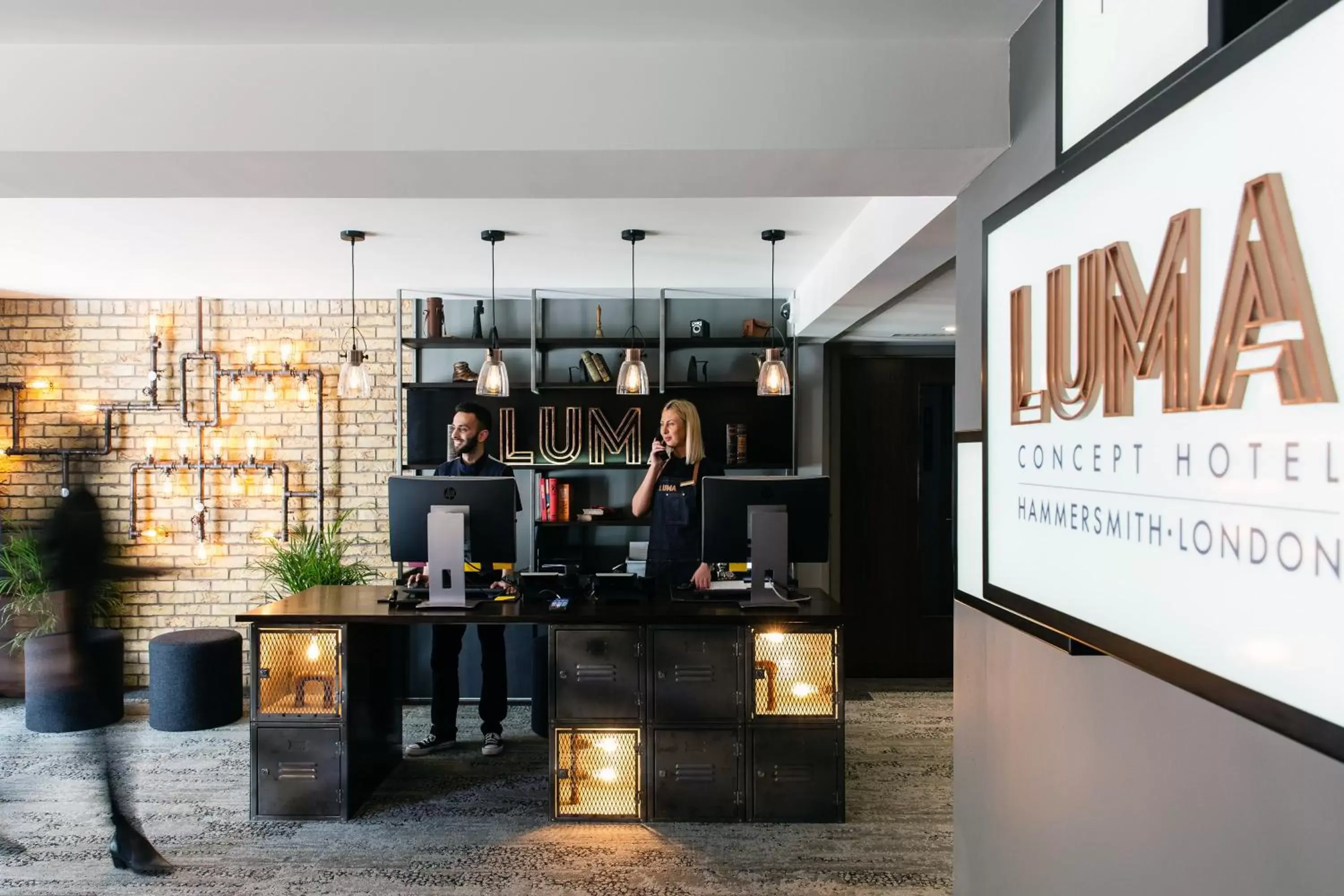 Lobby or reception in Heeton Concept Hotel – Luma Hammersmith