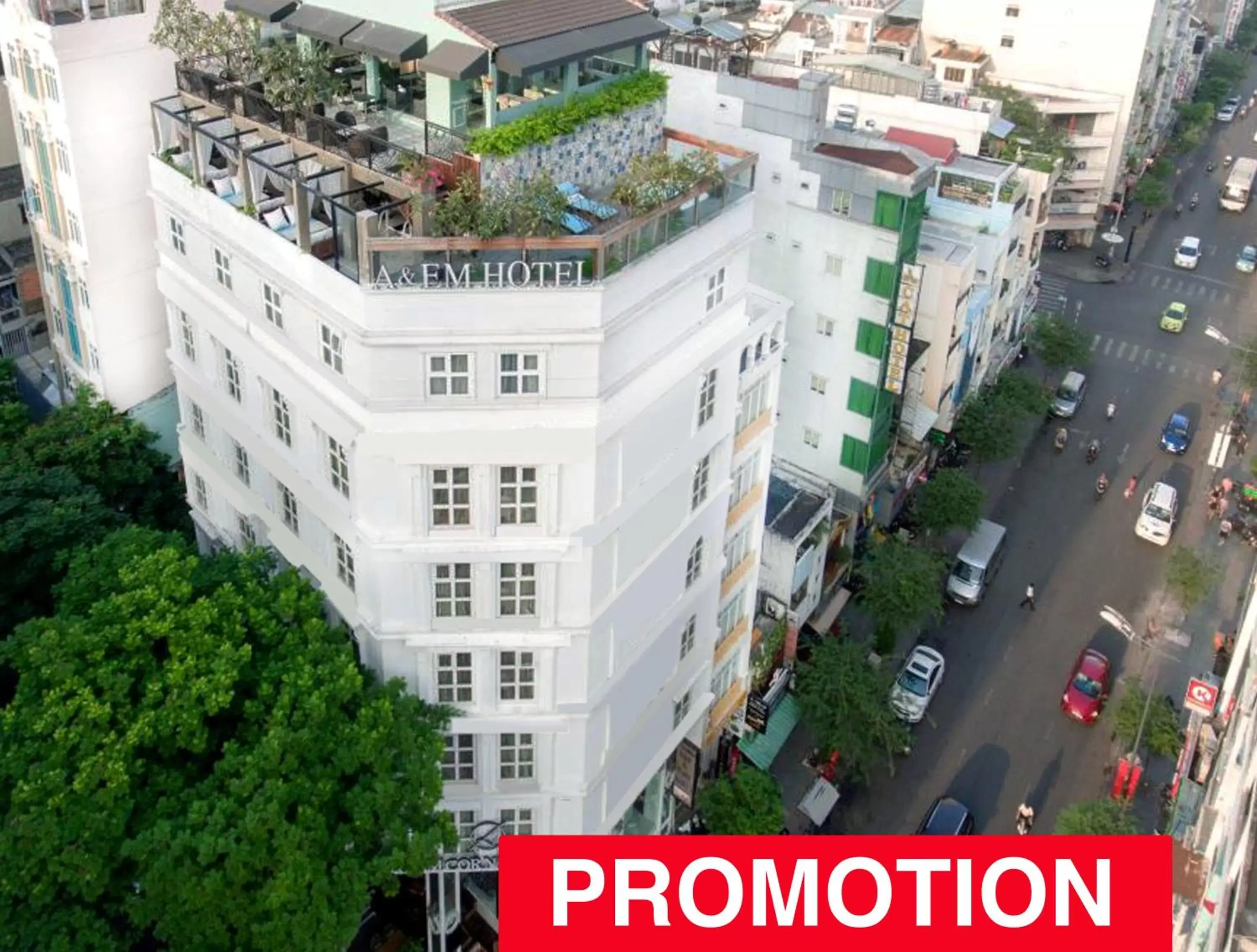 Property building, Bird's-eye View in A&EM 280 Le Thanh Ton Hotel & Spa
