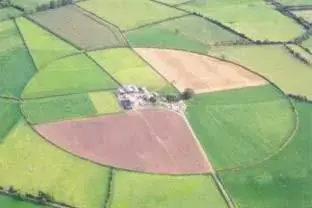Natural landscape, Bird's-eye View in The Ring Farmhouse