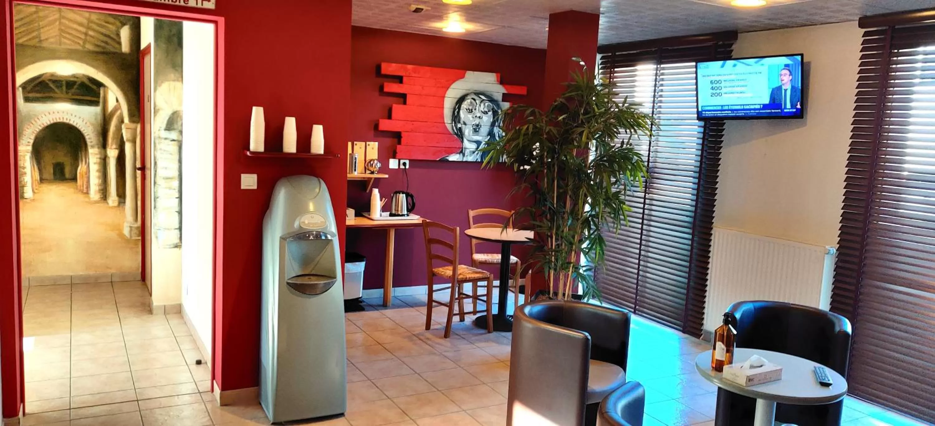 Lobby or reception in Hotel La Bosselle