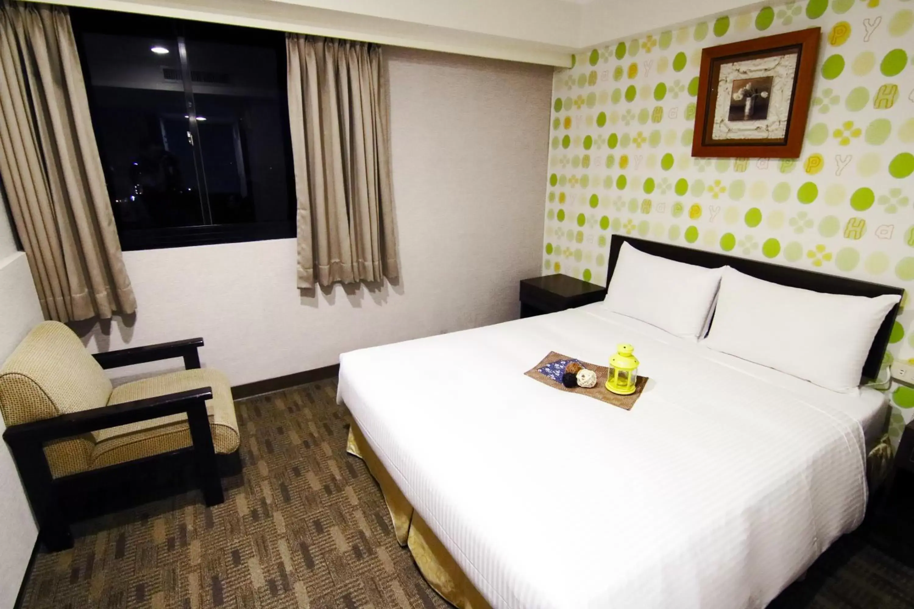 Bed in LIHO Hotel Tainan Bed in LIHO Hotel Tainan