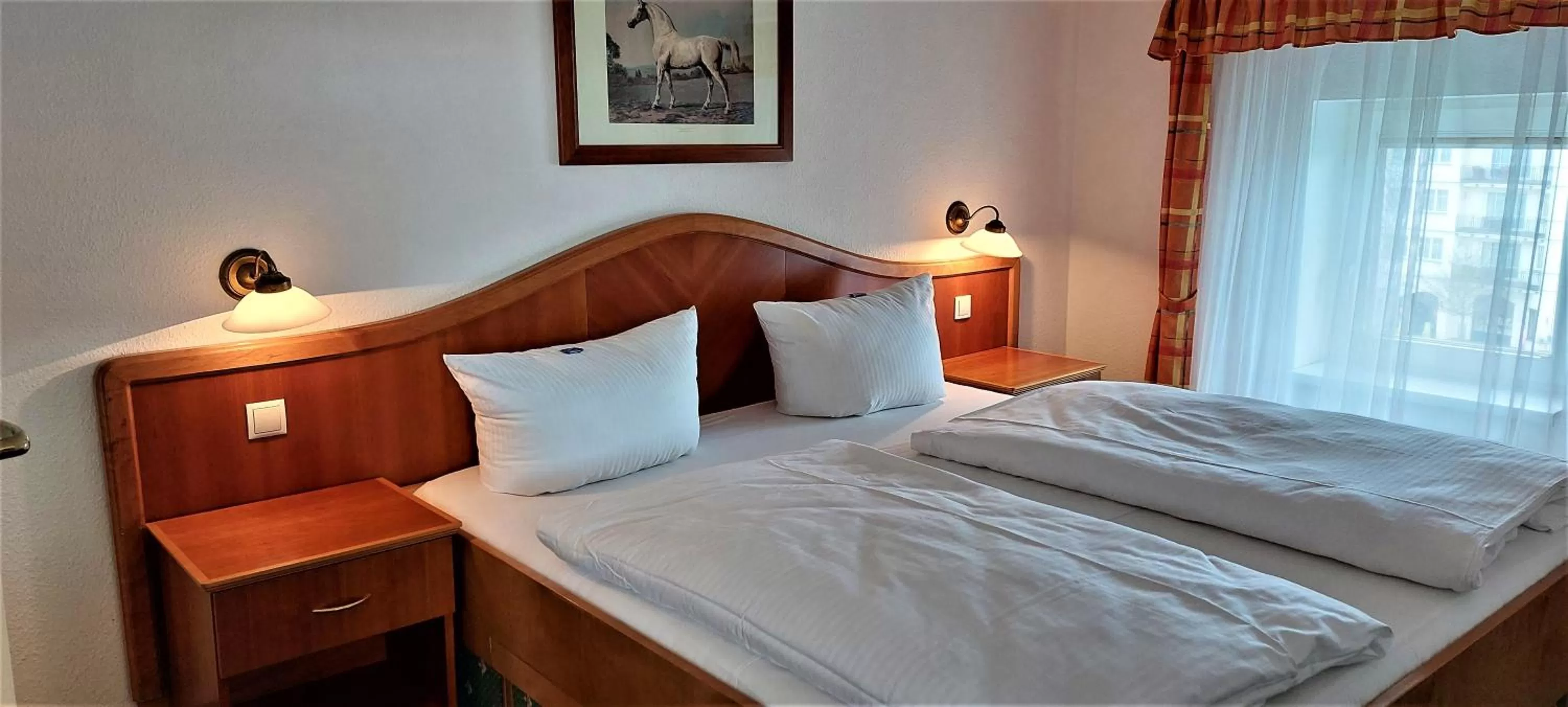 Photo of the whole room, Bed in Hotel Meereswelle - Anno 1875