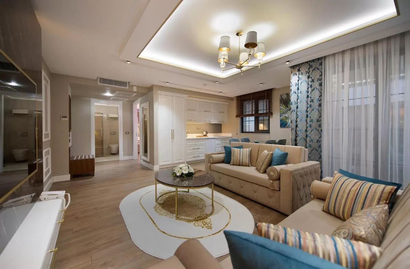 Living room, Seating Area in Elysium Green Suites