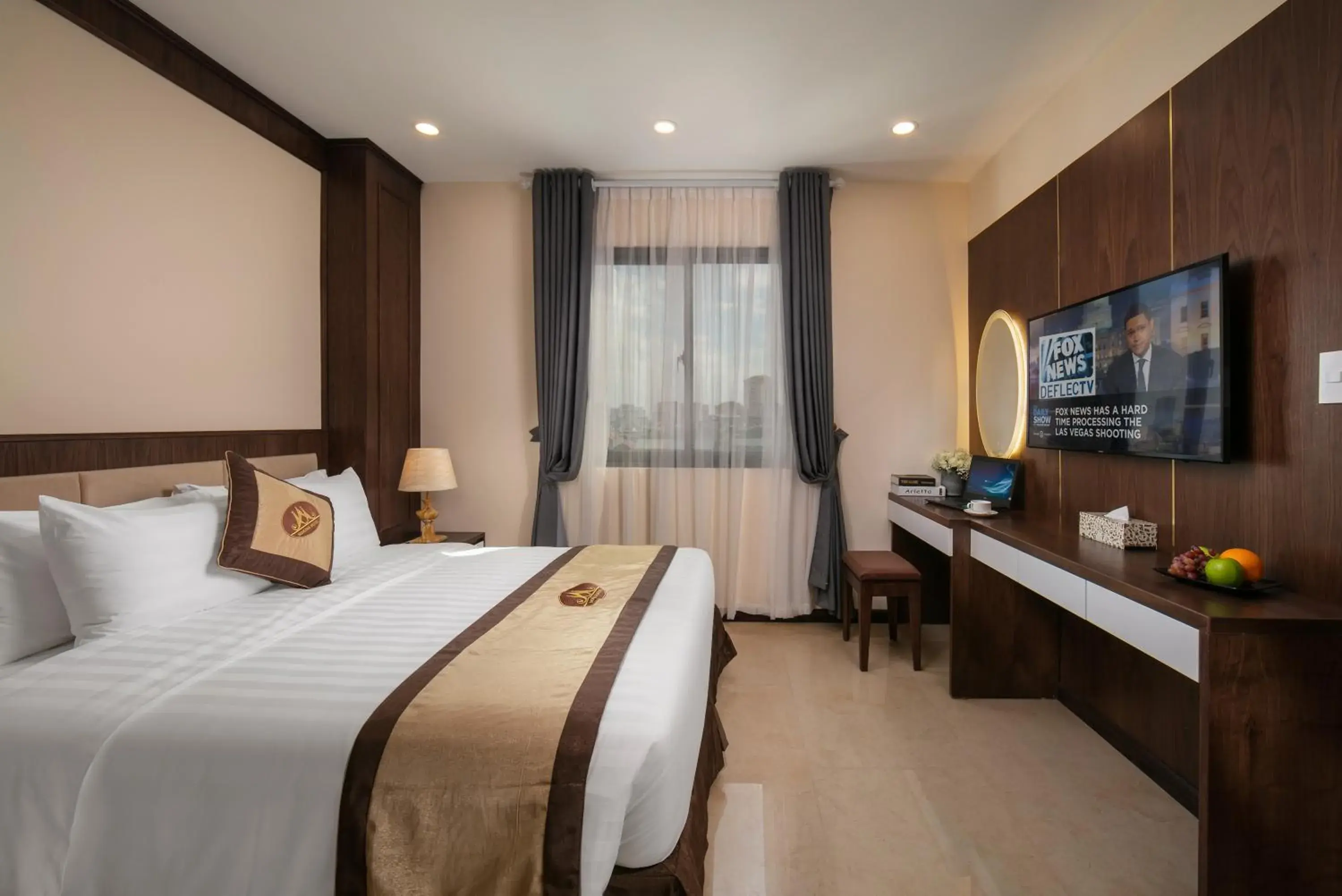Bed in Marina Hotel Hanoi