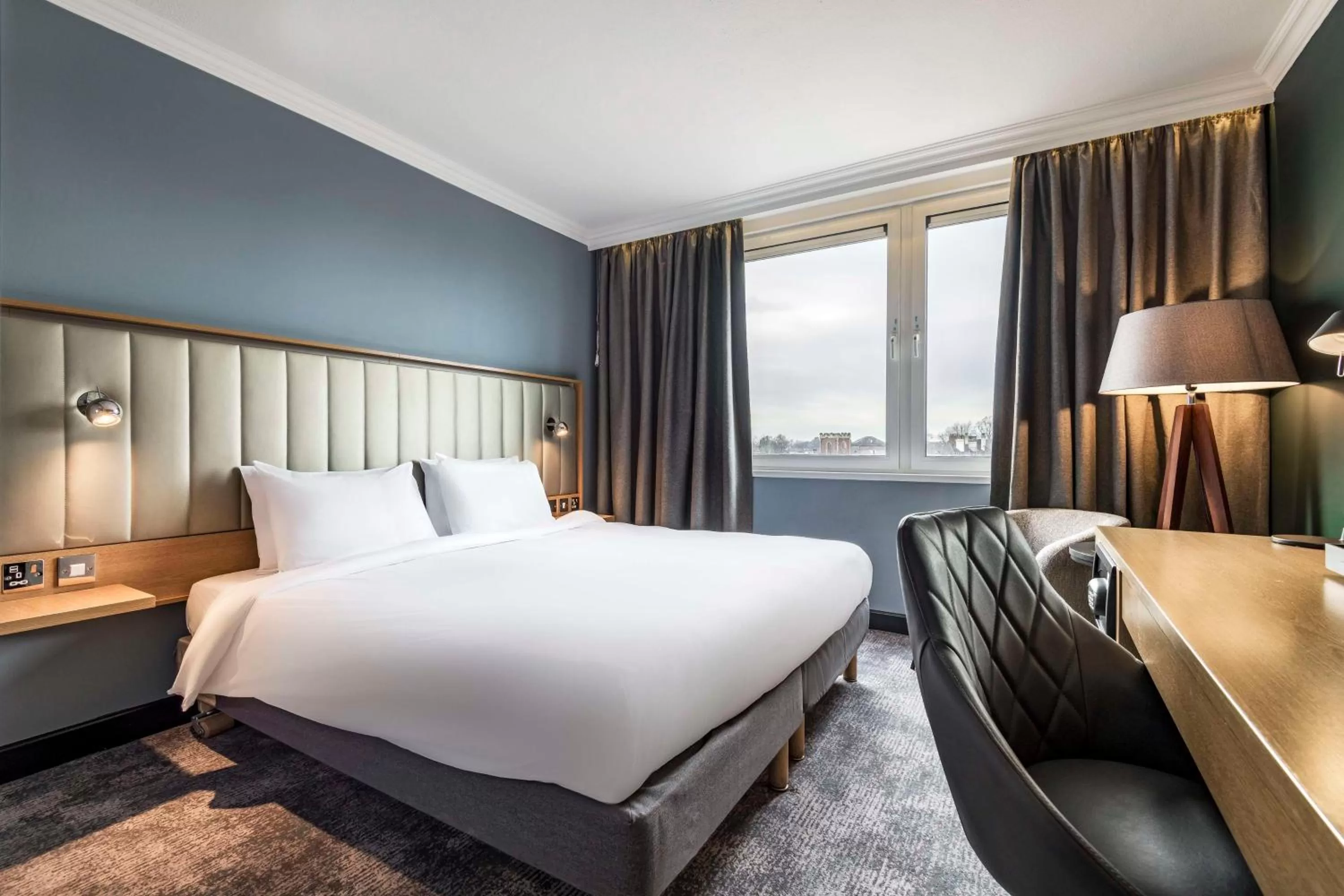 Bed in Radisson Hotel York