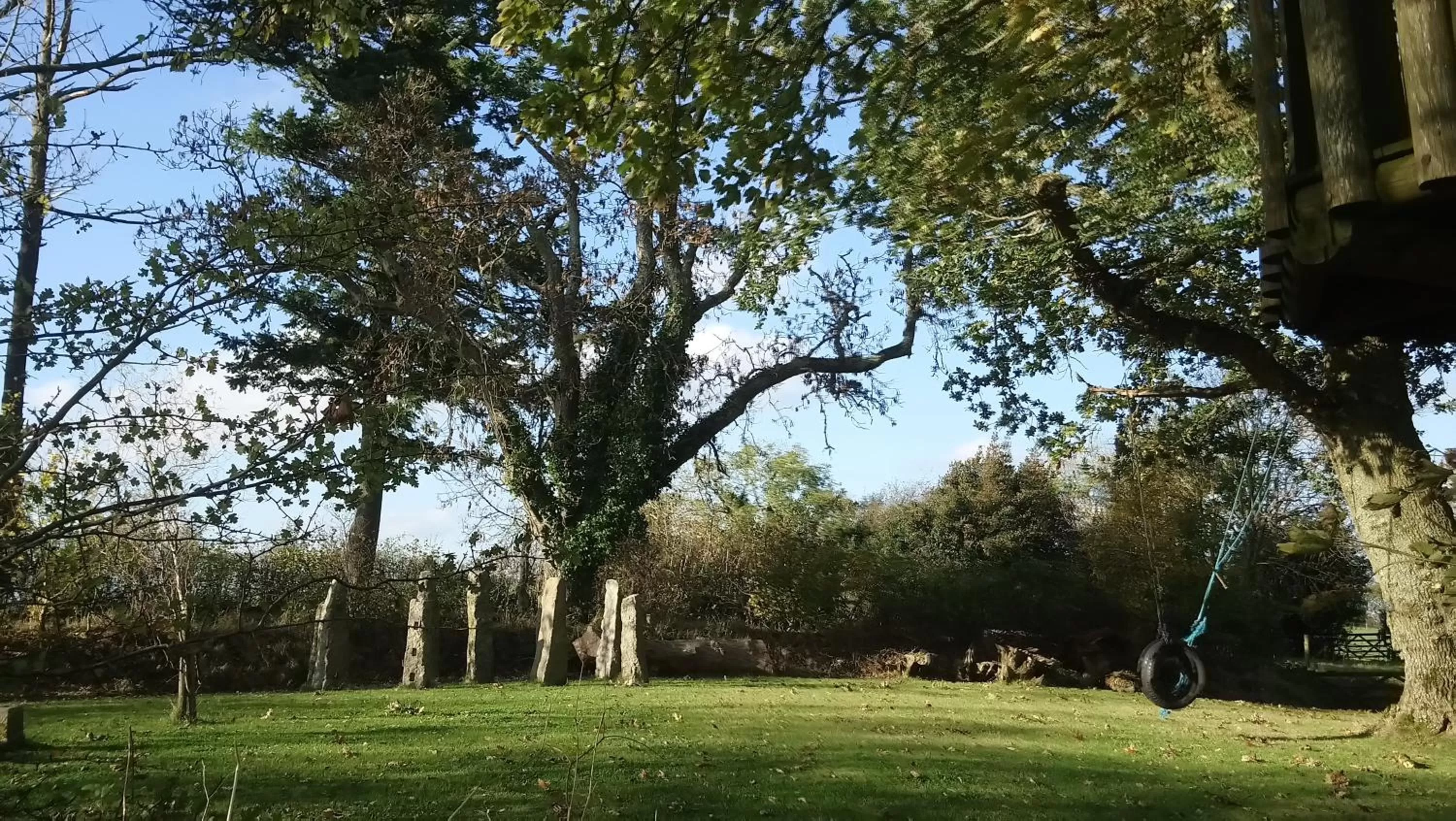 Garden in Lovaton Farmhouse