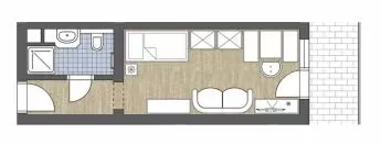 Photo of the whole room in Hotel Seelos