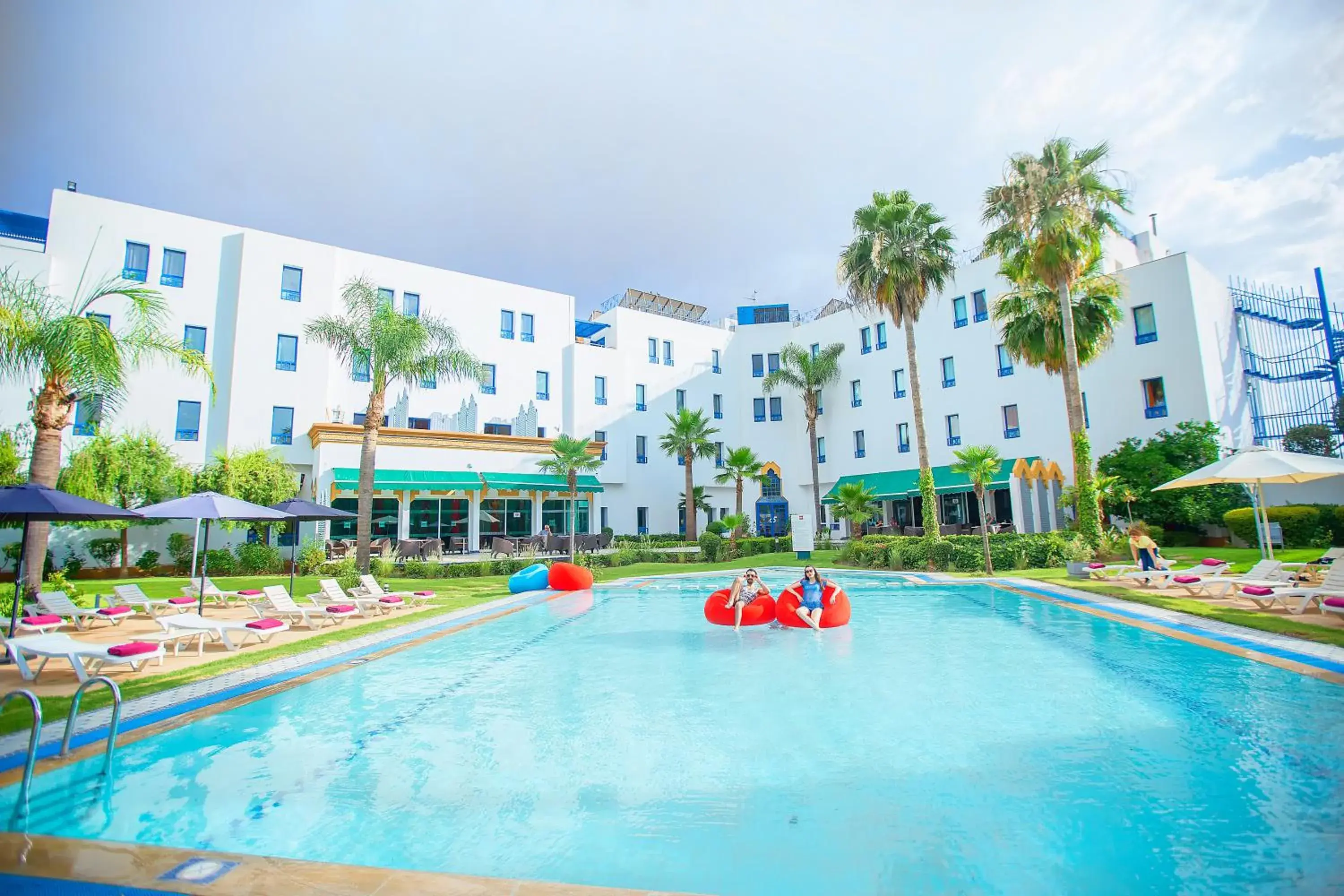 Pool view in Ibis Fes