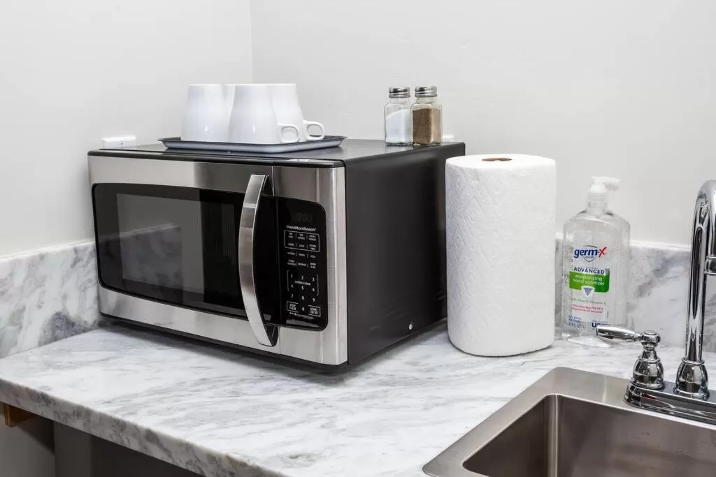 Coffee/Tea Facilities in Studio with Large Balcony- San Diego Gateway